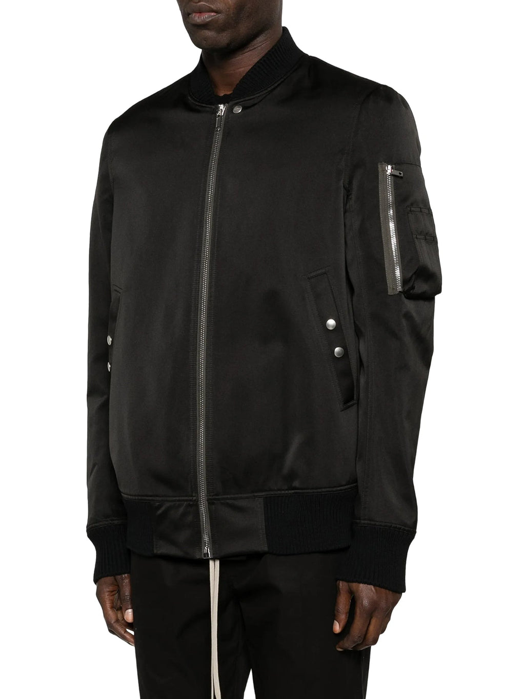 Padded Bomber Jacket With Zip Rick owens – Гарантія оригінальності – детальний вид
