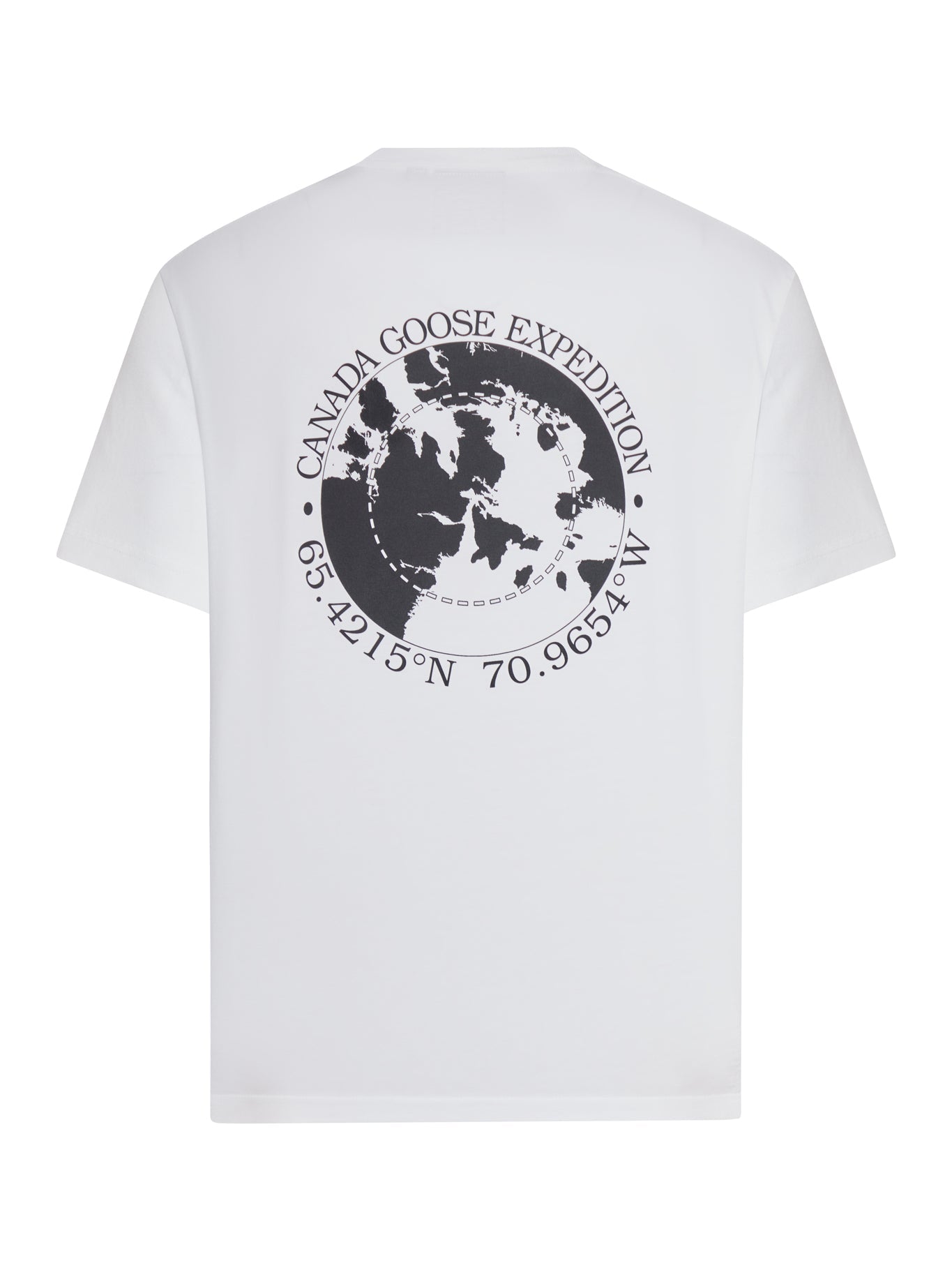 New Cotton T-Shirt With Print Canada goose оригінал – Купити в Україні – вид ззаду