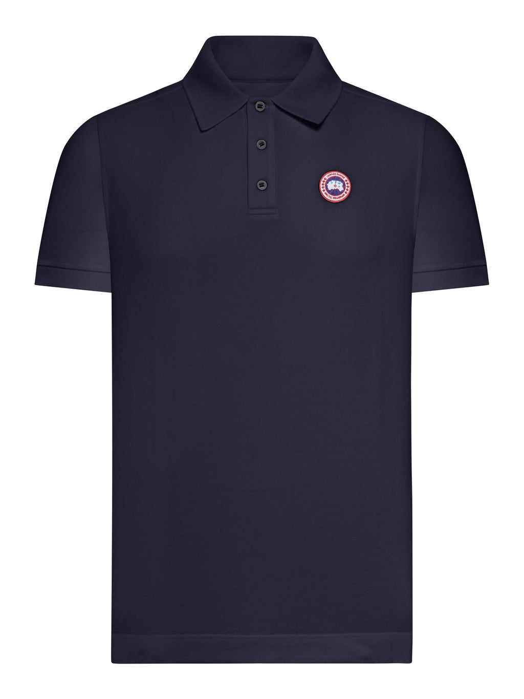 Beckley Polo Shirt In Structured Cotton Canada goose оригінал – Купити в Україні – боковий вид