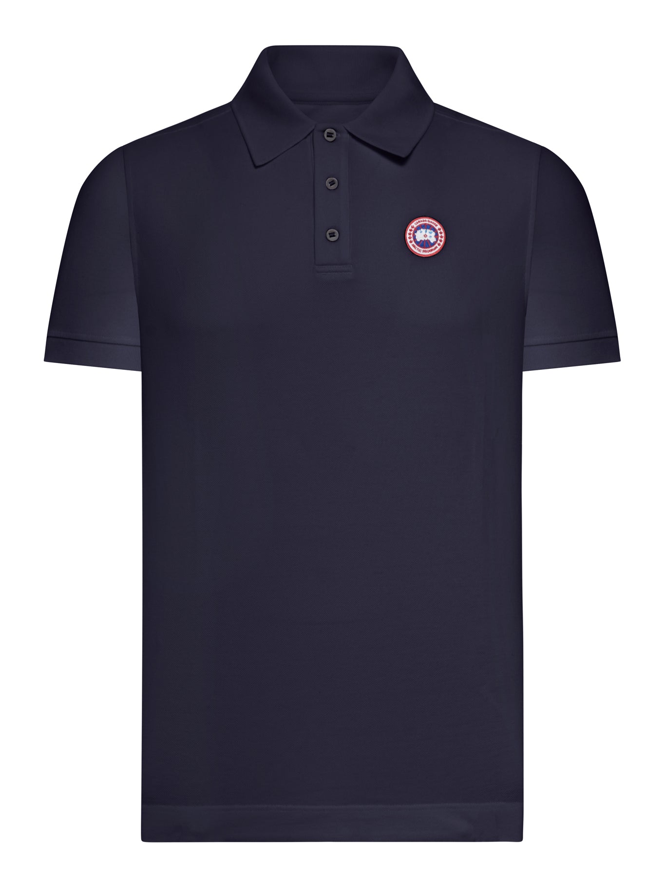 Beckley Polo Shirt In Structured Cotton Canada goose оригінал – Купити в Україні – боковий вид