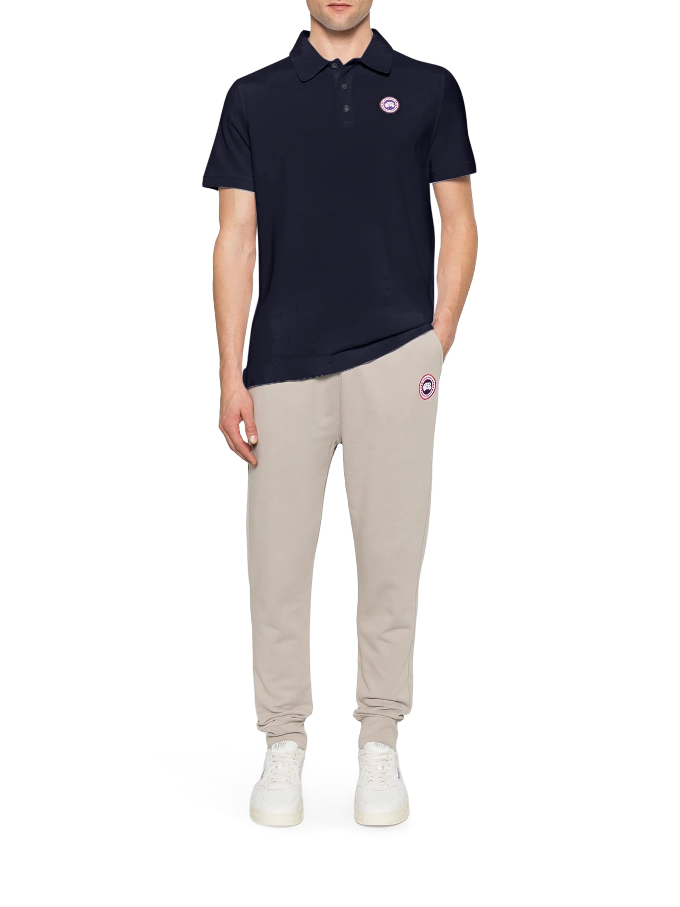 Beckley Polo Shirt In Structured Cotton Canada goose оригінал – Купити в Україні – вид ззаду