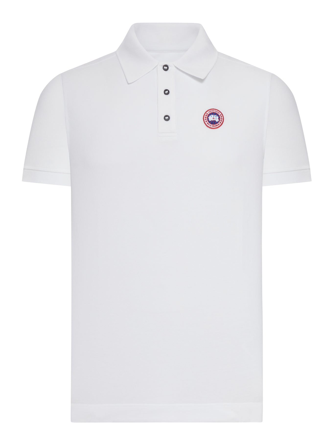 Beckley Polo Shirt In Structured Cotton Canada goose оригінал – Купити в Україні – боковий вид