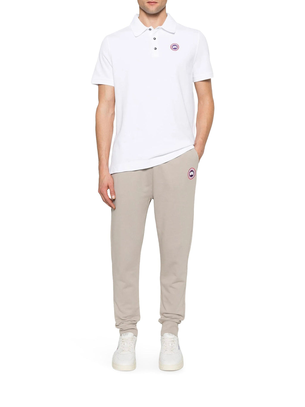Beckley Polo Shirt In Structured Cotton Canada goose оригінал – Купити в Україні – вид ззаду