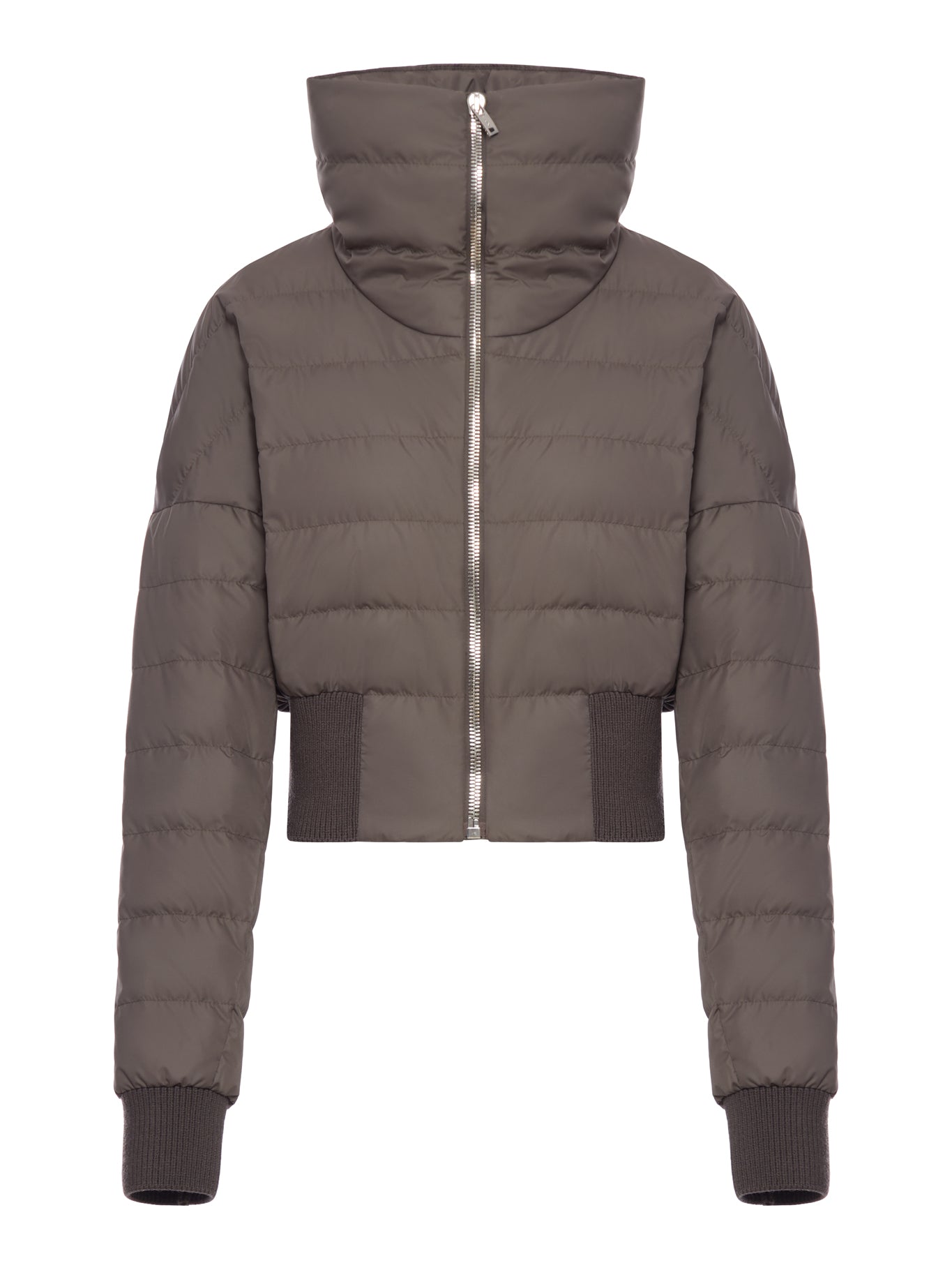 Оригінальна Cropped Padded Jacket In Technical Fabric Moncler – боковий вид