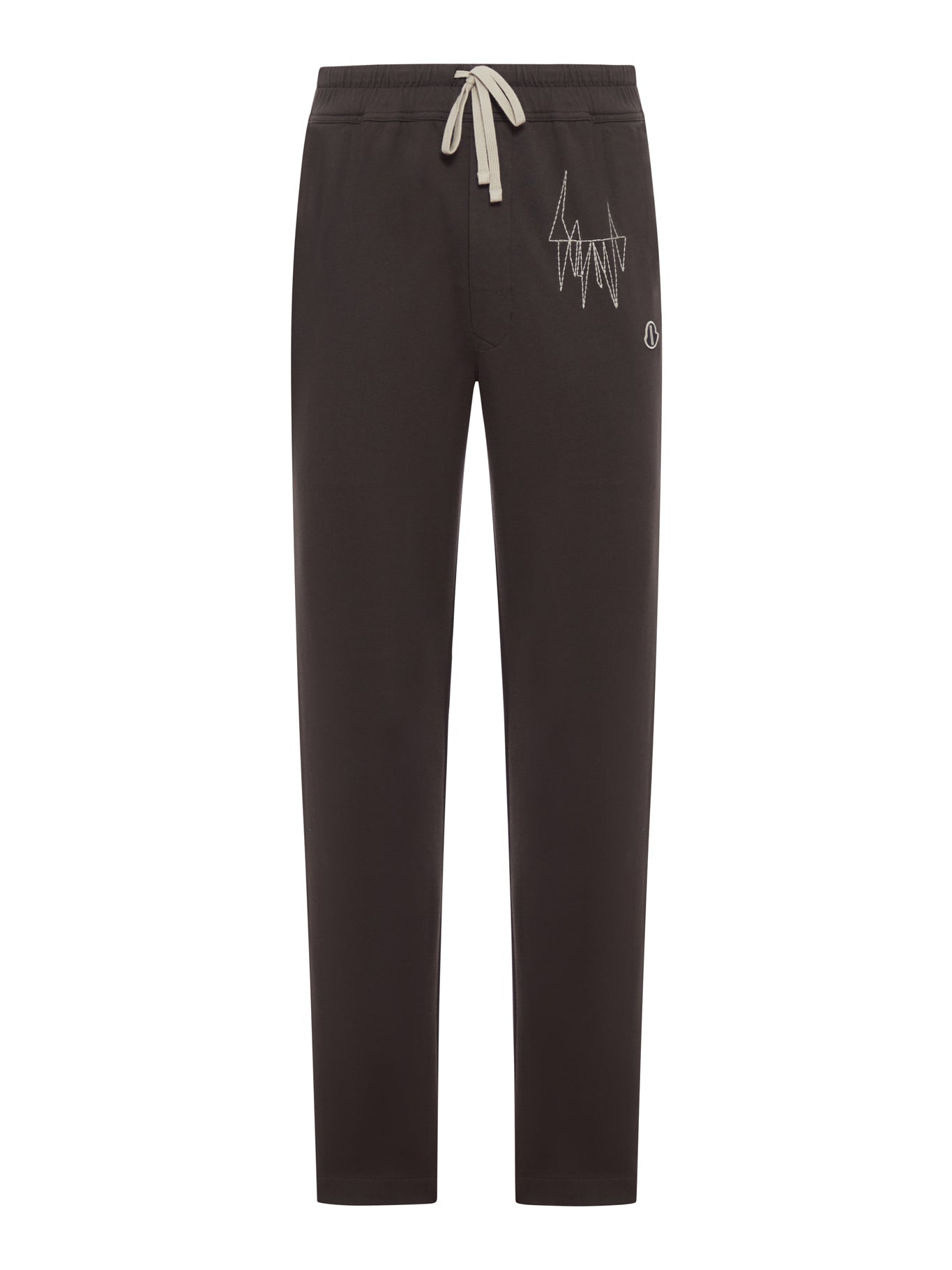 Оригінальна Jogger Pants With Cotton Embroidery Moncler – боковий вид