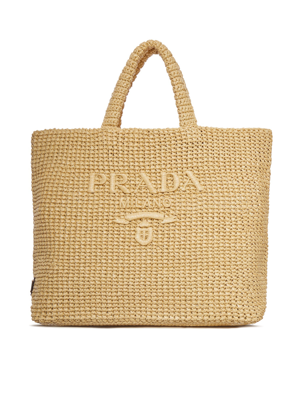 Crochet Shopping Bag Prada – Гарантія оригінальності – боковий вид