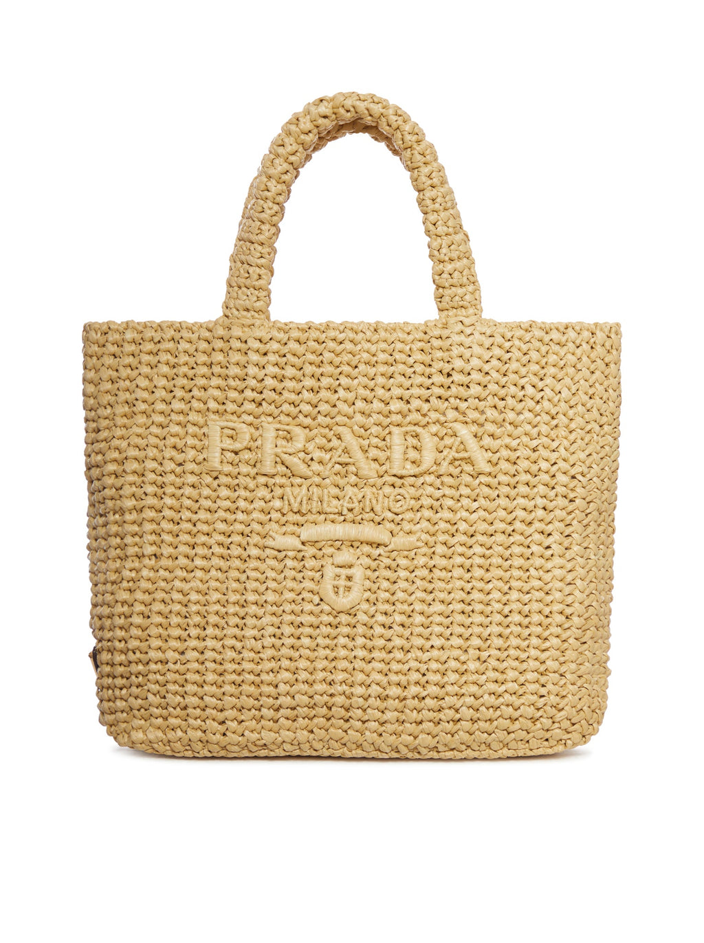 Crochet Shopping Bag Prada – Гарантія оригінальності – боковий вид