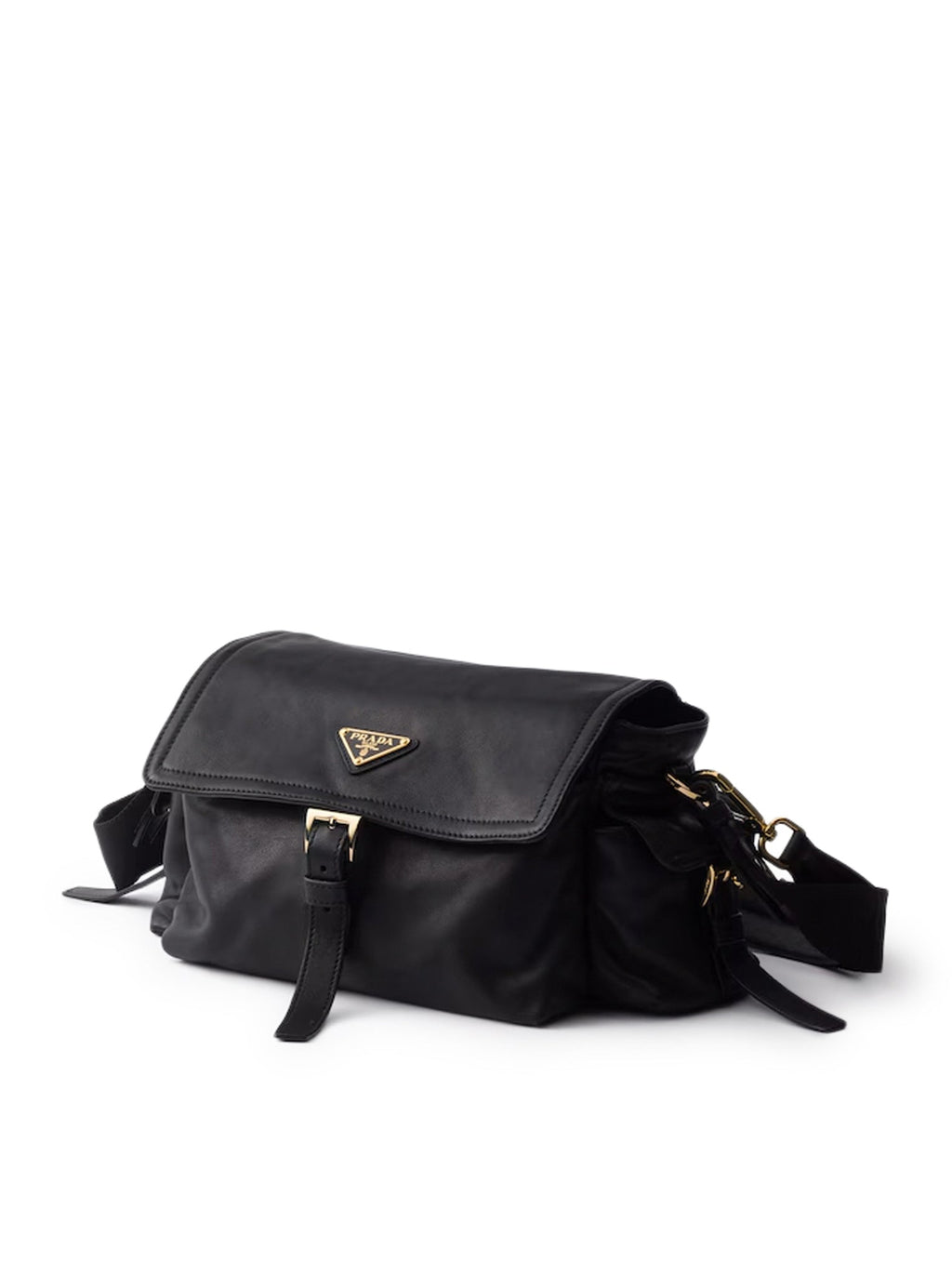 Explore Medium Nappa Bag With Flap Prada – Гарантія оригінальності – збільшений вид