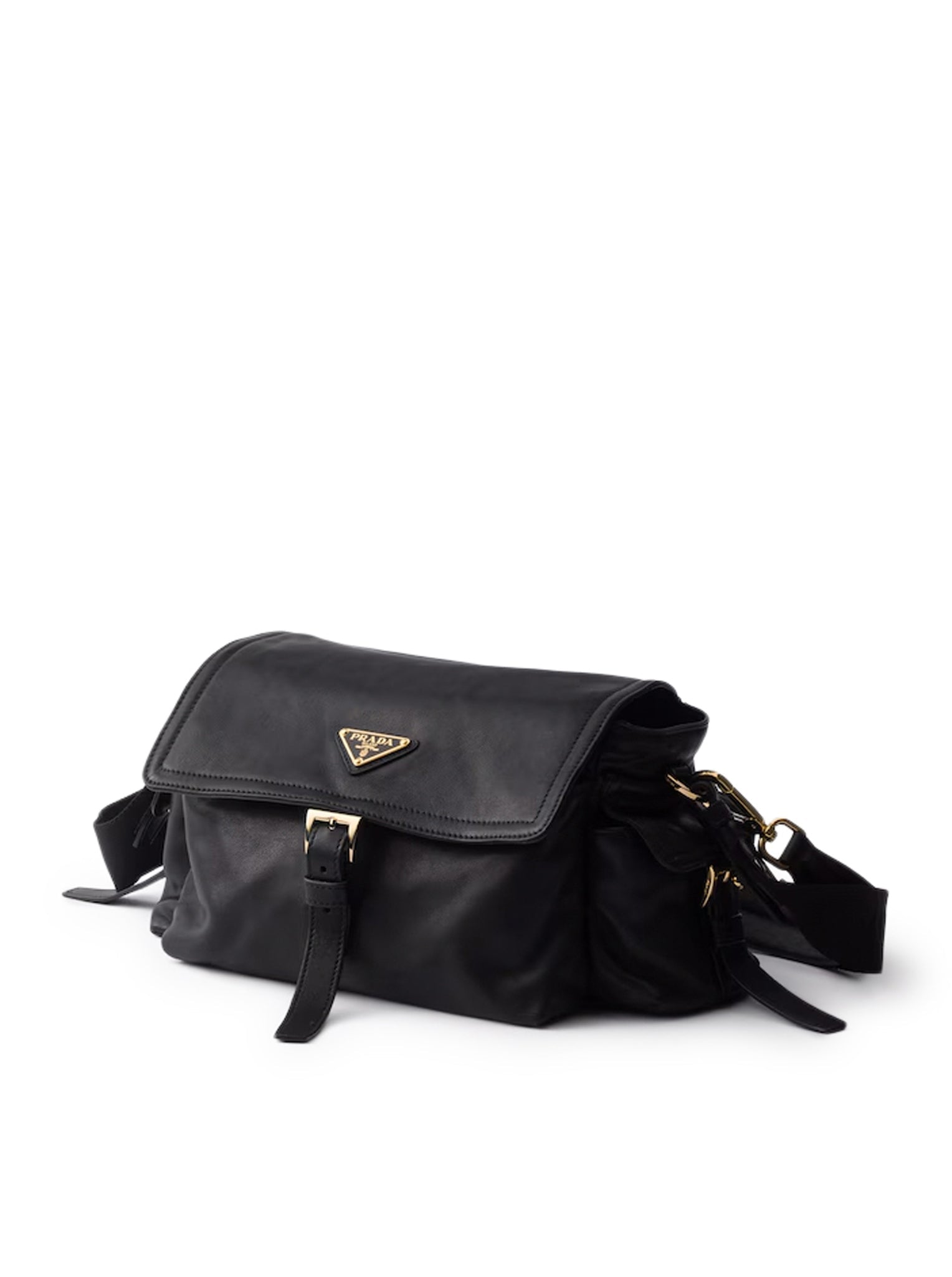 Explore Medium Nappa Bag With Flap Prada – Гарантія оригінальності – збільшений вид