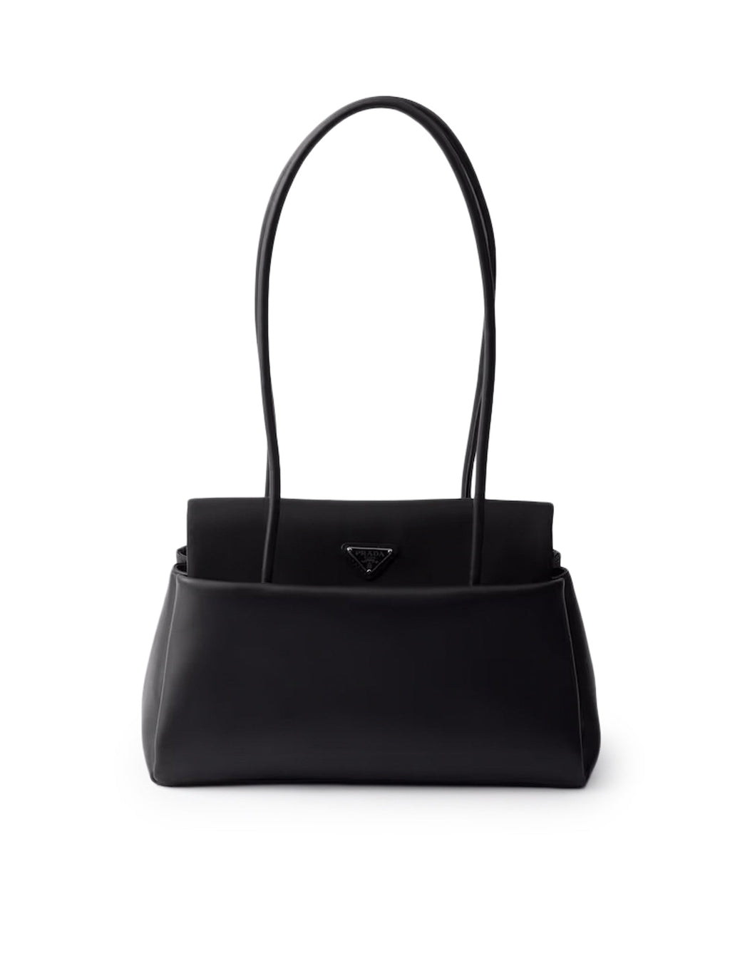 Passage Medium Leather Bag With Re Nylon Flap Prada оригінал – Купити в Україні – боковий вид