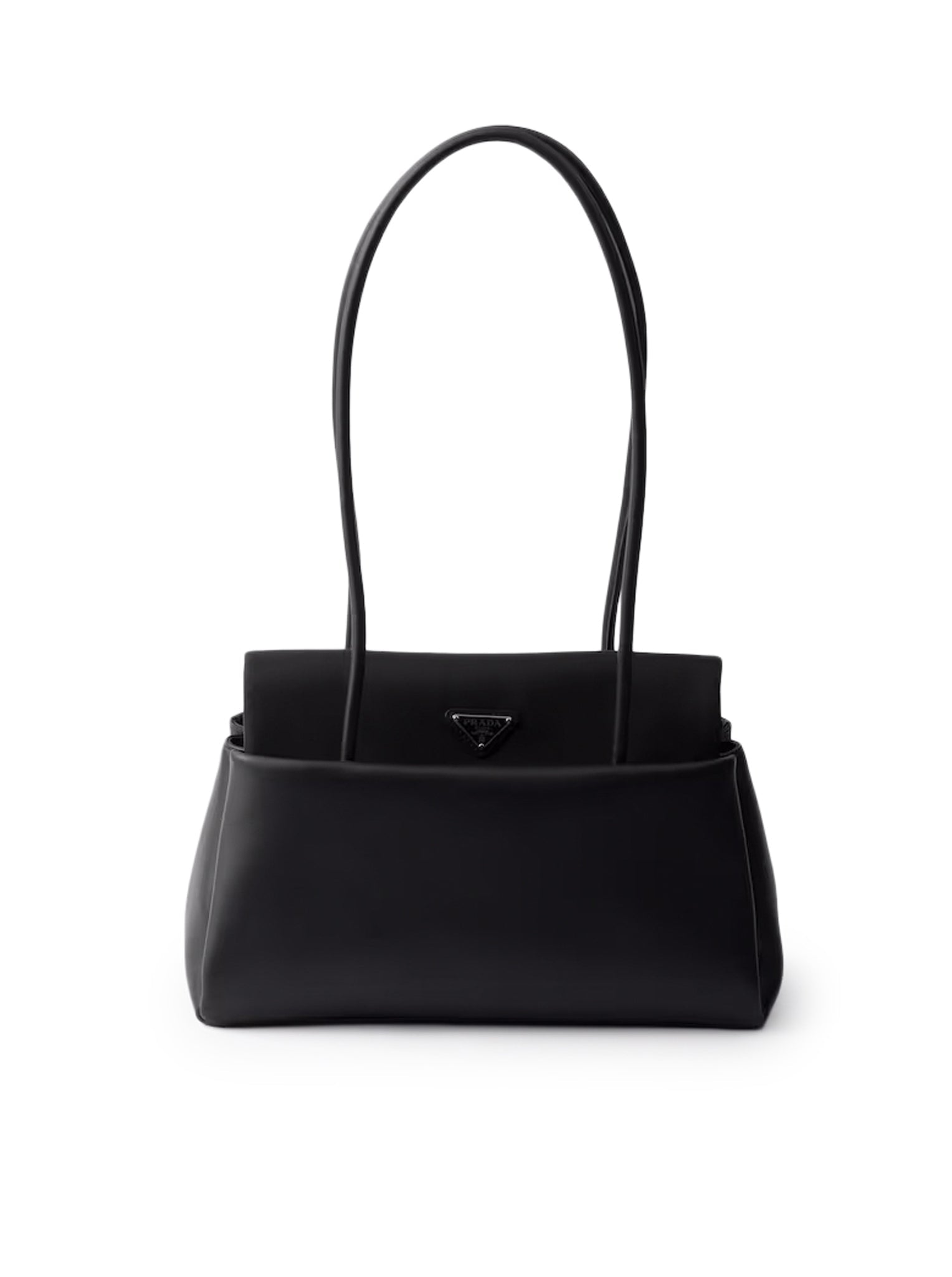 Passage Medium Leather Bag With Re Nylon Flap Prada оригінал – Купити в Україні – боковий вид