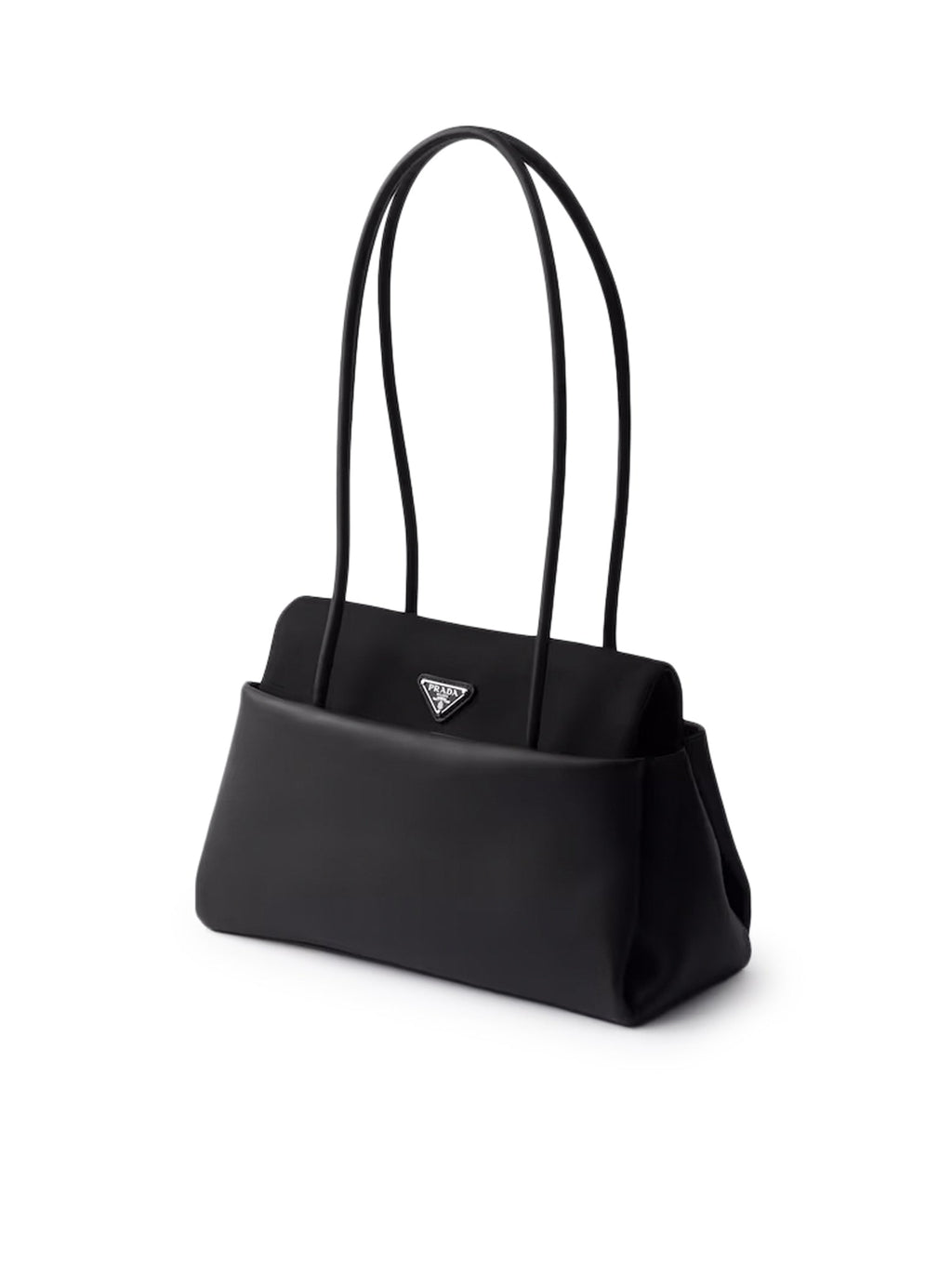 Passage Medium Leather Bag With Re Nylon Flap Prada оригінал – Купити в Україні – збільшений вид
