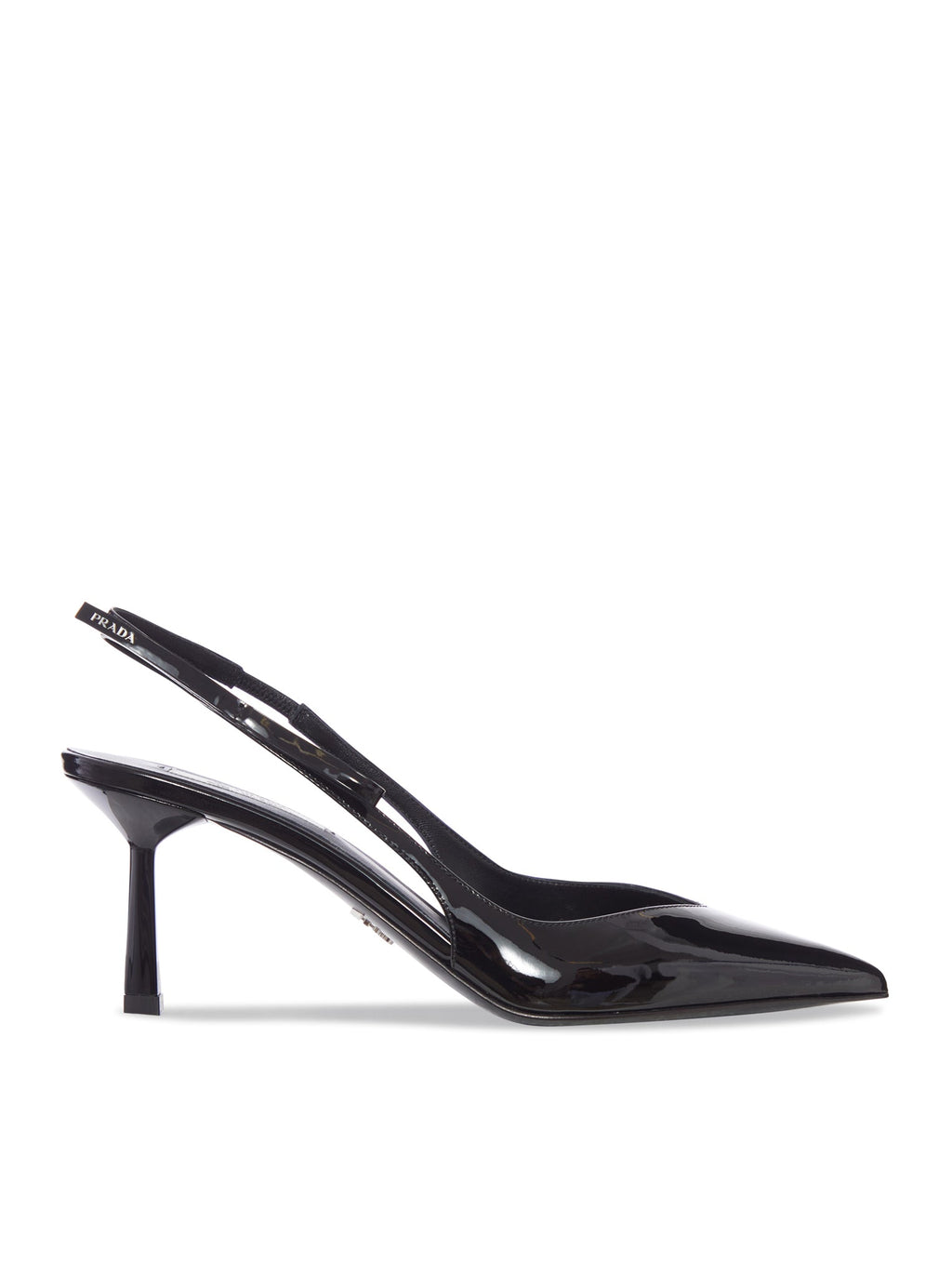 Patent Leather Slingback Prada – Гарантія оригінальності – боковий вид