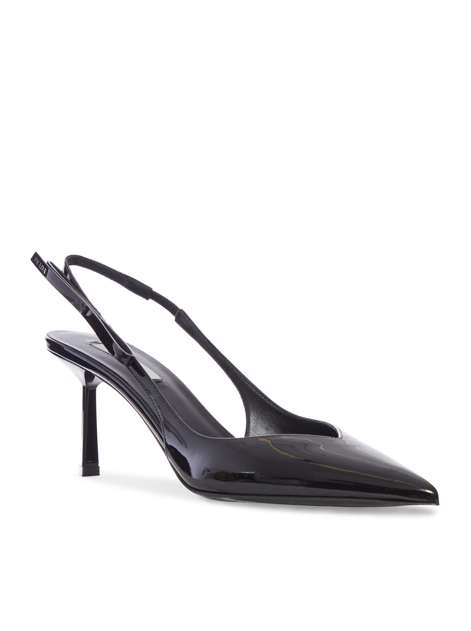 Patent Leather Slingback Prada – Гарантія оригінальності – вид ззаду