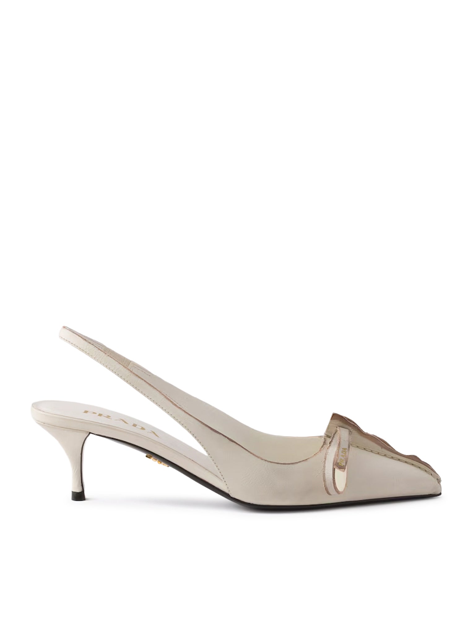 Оригінальна Leather Slingback Pump Prada – боковий вид