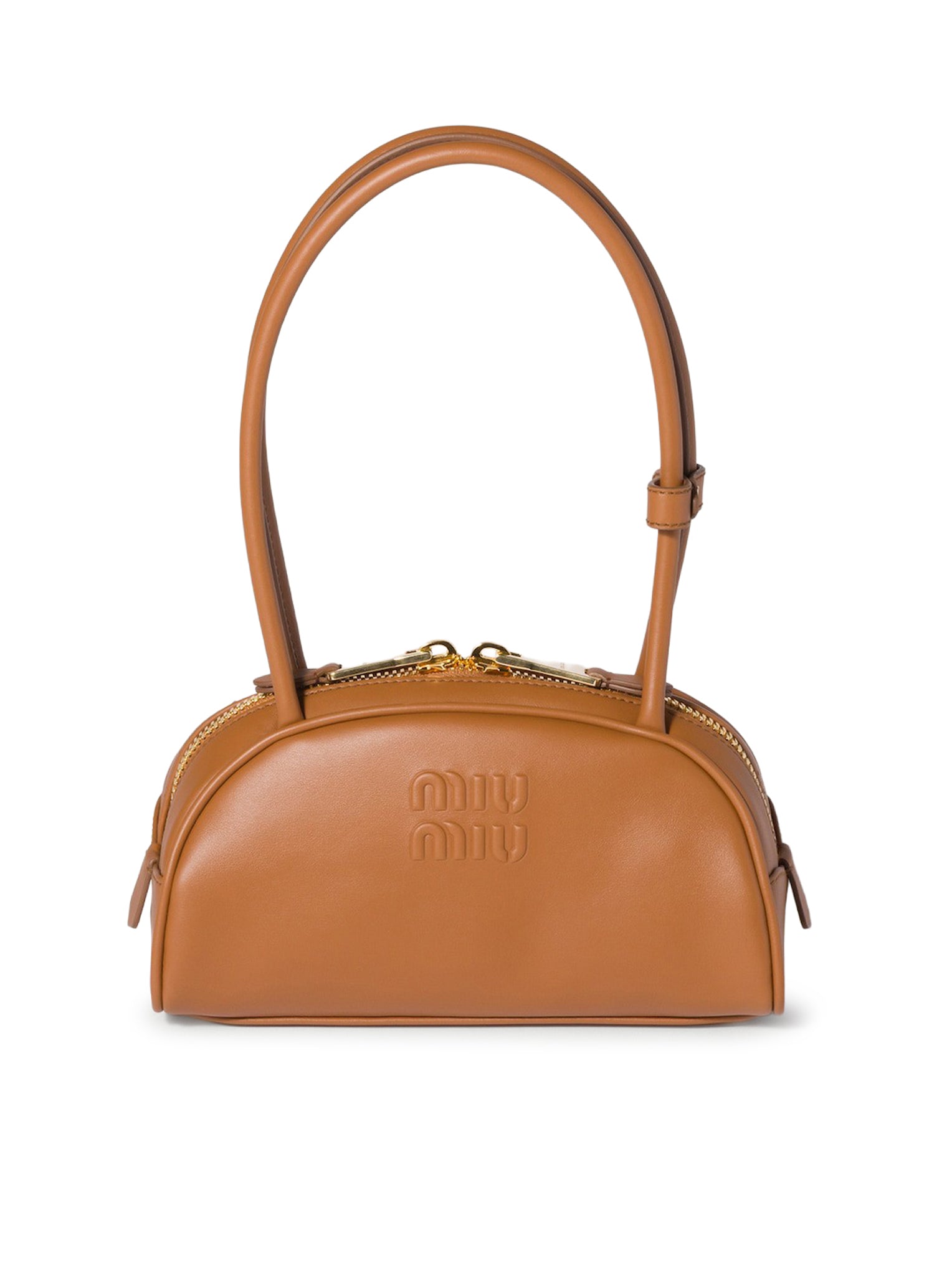 Beau Leather Bag Miu miu – Гарантія оригінальності – боковий вид