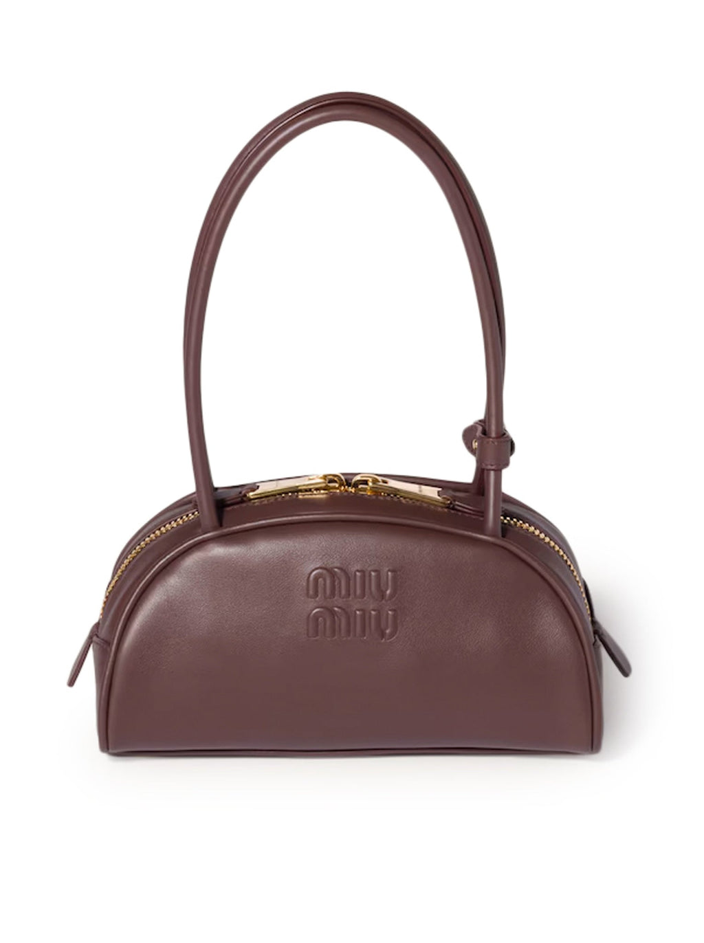 Beau Leather Bag Miu miu – Гарантія оригінальності – боковий вид