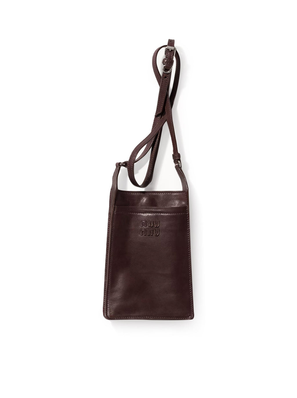Оригінальна Nappa Pouch Miu miu – боковий вид