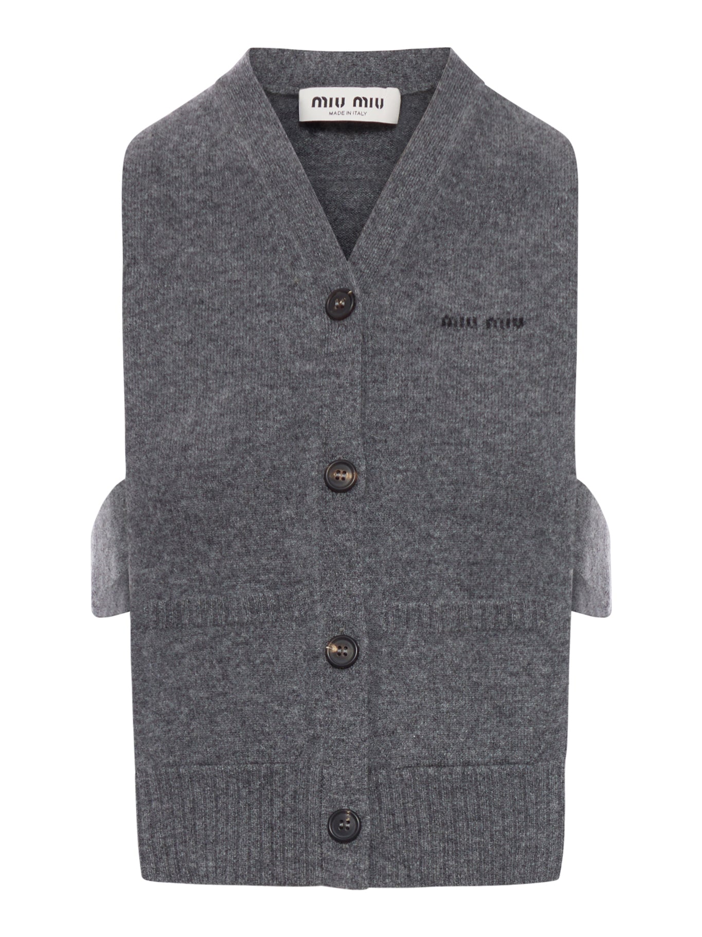 Оригінальна Cashmere Cardigan Vest Miu miu – боковий вид