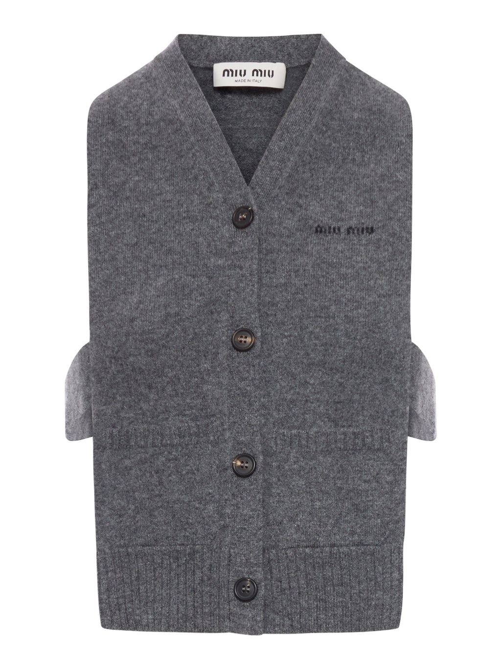 Оригінальна Cashmere Cardigan Vest Miu miu – боковий вид