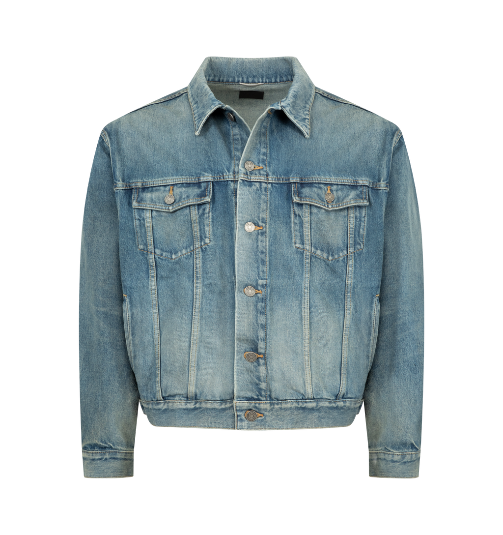 Loose Trucker Jacket Saint laurent – Гарантія оригінальності – боковий вид
