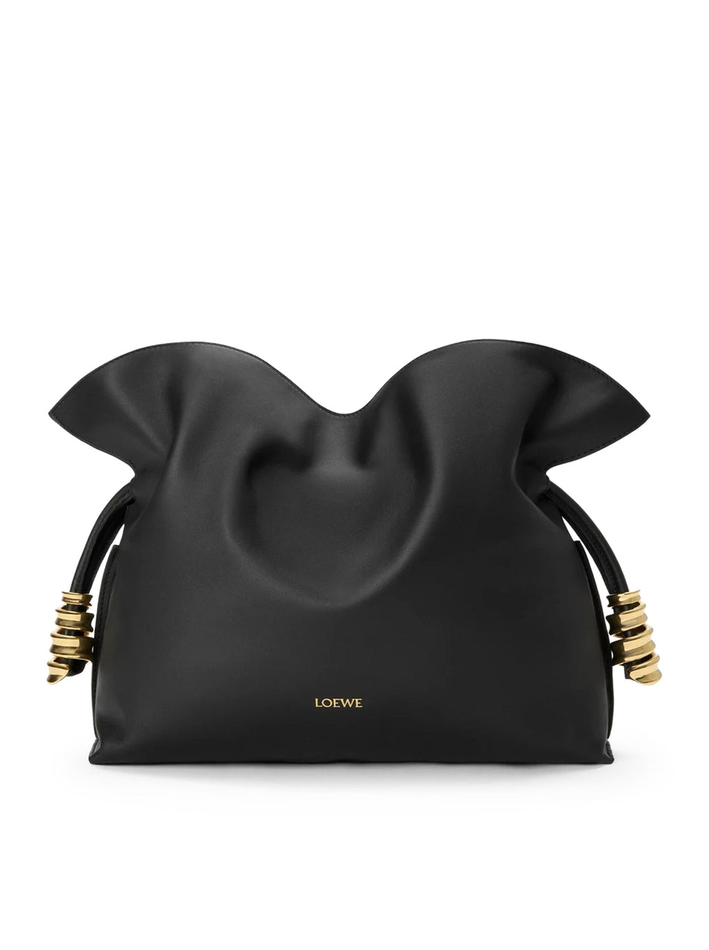 Оригінальна Medium Coil Flamenco Clutch Bag In Calfskin Nappa Loewe – боковий вид