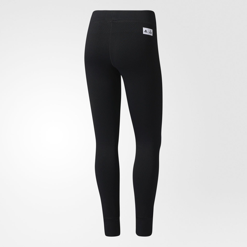 Athletics X Reigning Champ Primeknit Tights Womens Black Adidas – Гарантія оригінальності – вид ззаду