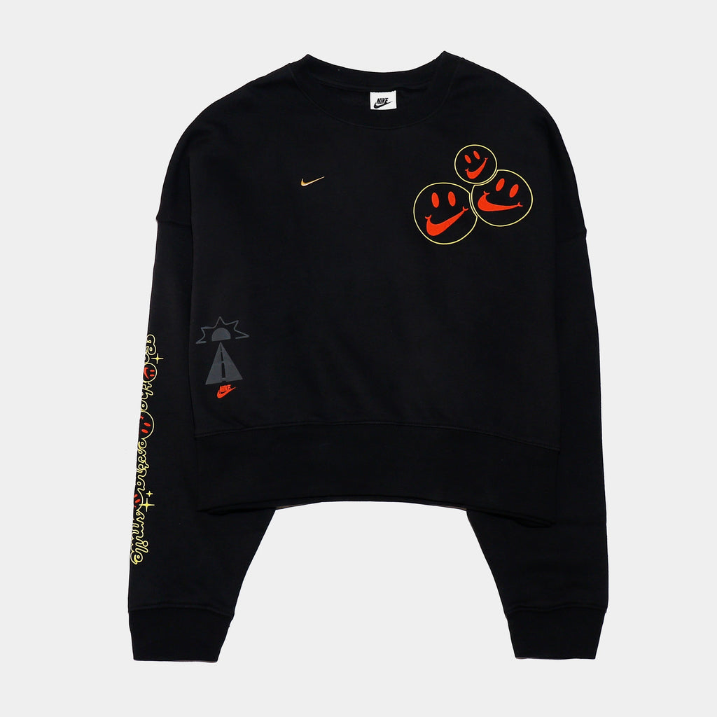 Smiley Fleece Womens Crew Nike оригінал – Купити в Україні – боковий вид