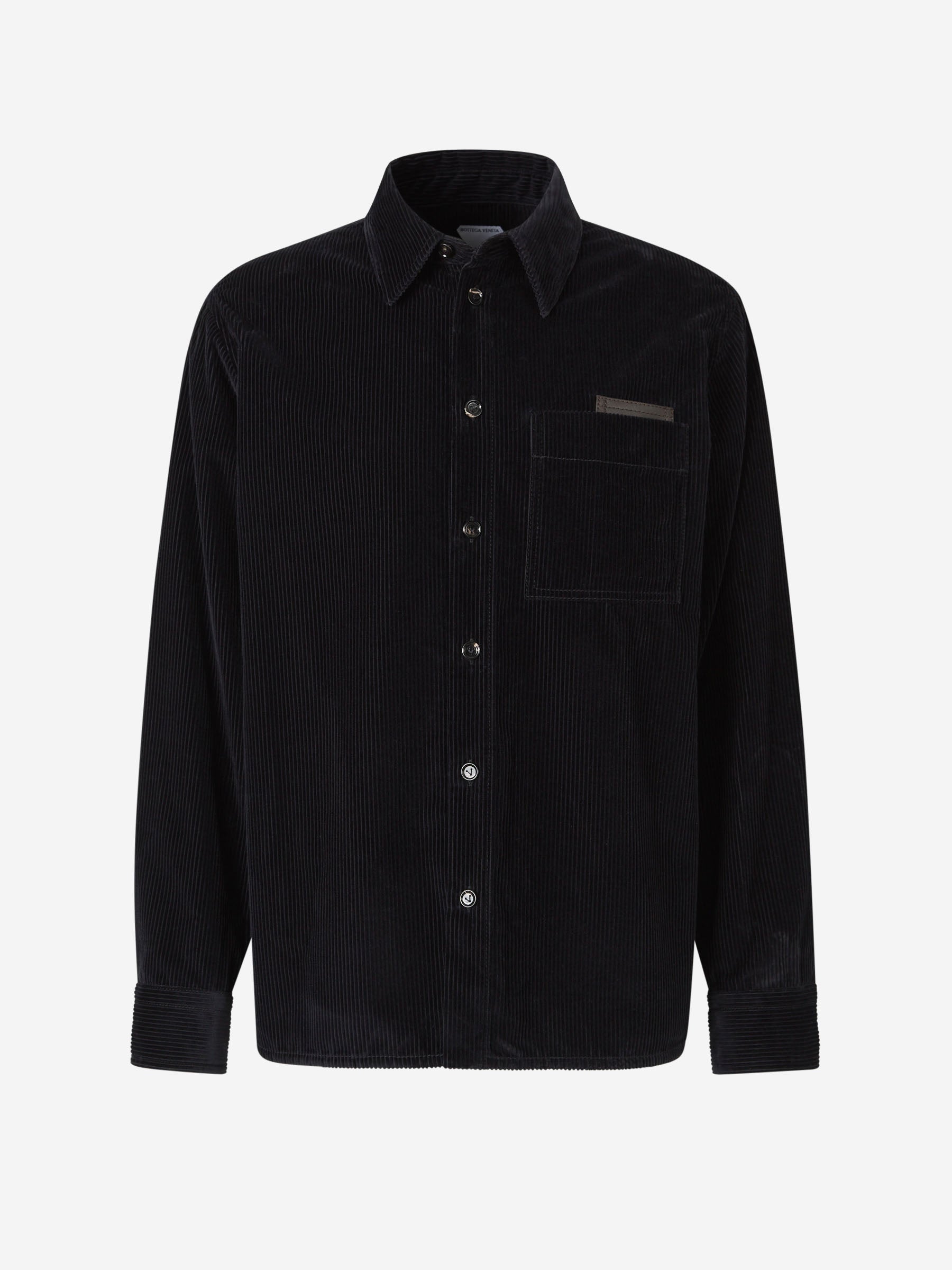 Оригінальна Corduroy Overshirt Bottega veneta – боковий вид