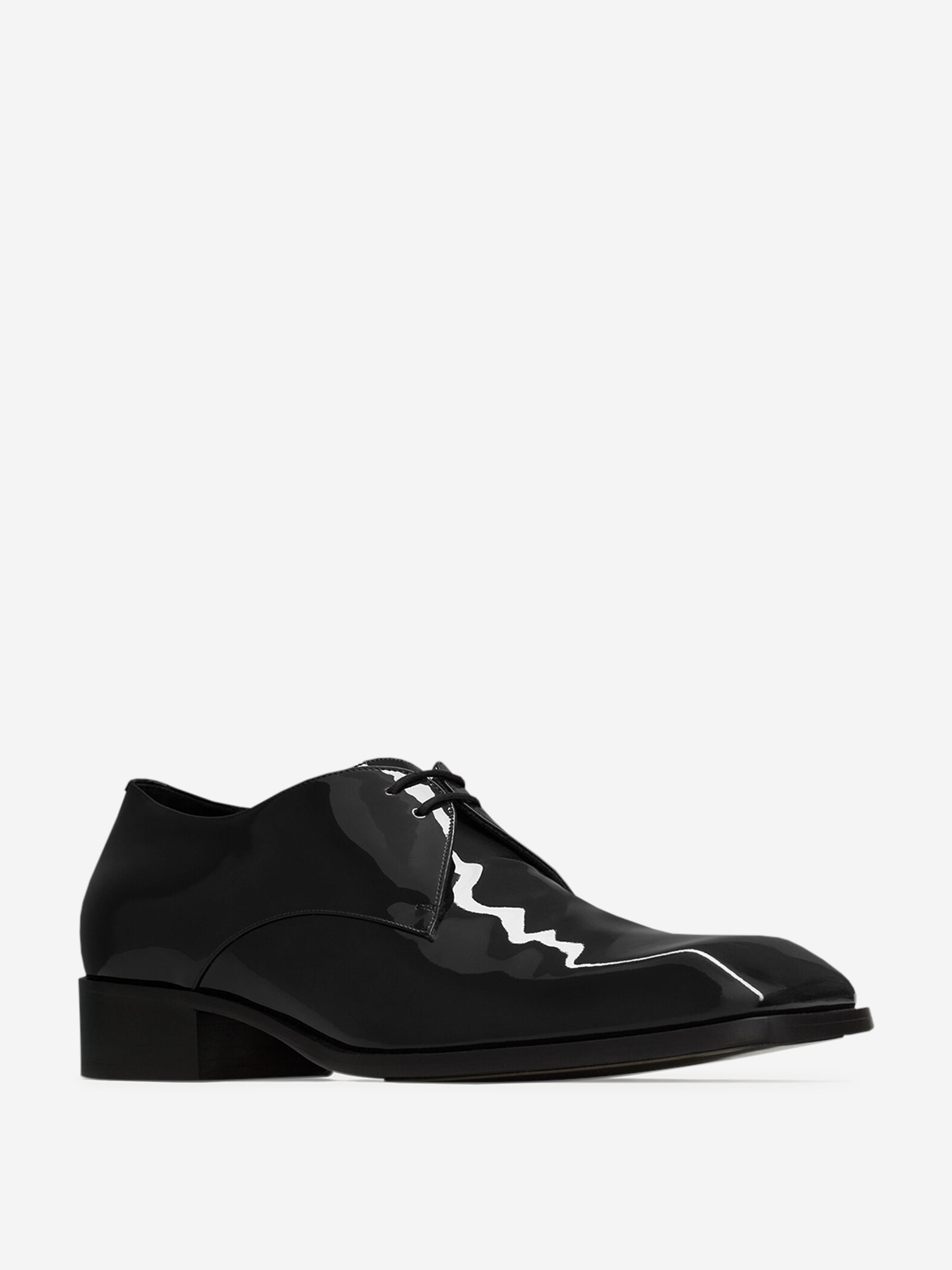 Leather Derby Shoes Saint laurent – Гарантія оригінальності – детальний вид