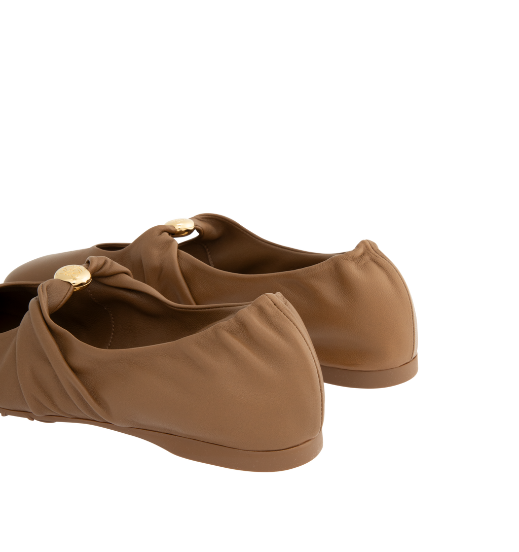 Оригінальна Pebble Soft Ballerina Flat Loewe – детальний вид
