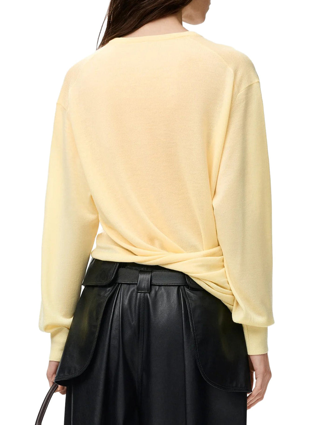 Draped Merino Wool Sweater Loewe – Гарантія оригінальності – збільшений вид