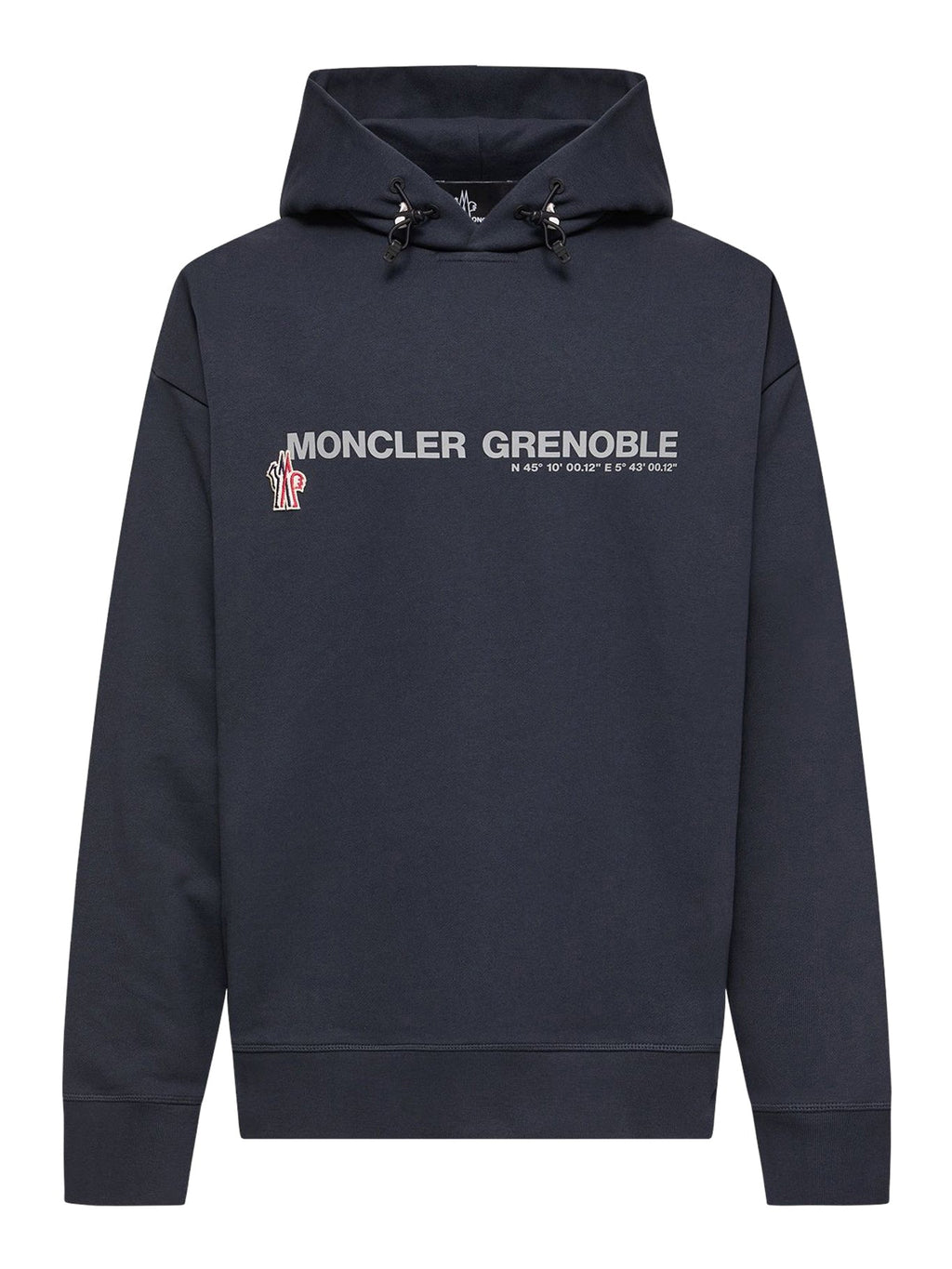 Logoed Cotton Hoodie Moncler – Гарантія оригінальності – боковий вид