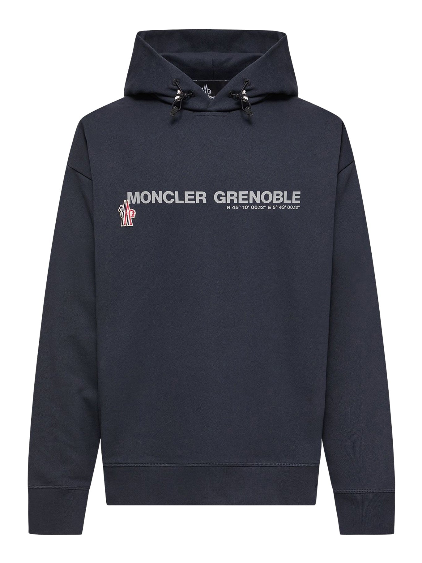 Logoed Cotton Hoodie Moncler – Гарантія оригінальності – боковий вид