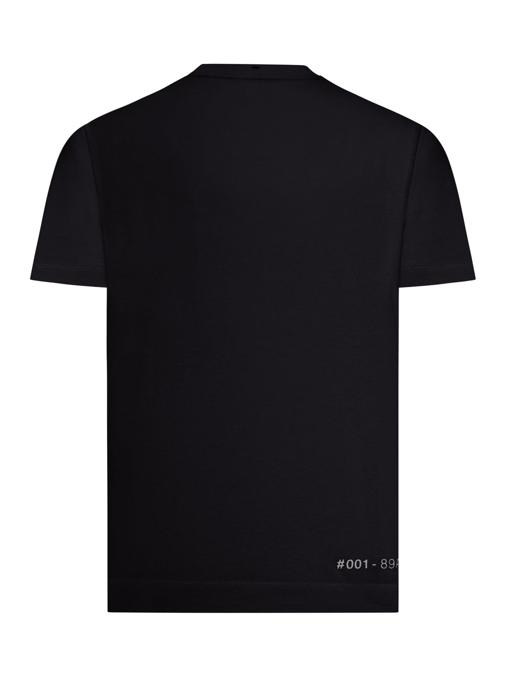 Crew Neck T-Shirt In Heavy Cotton Jersey Moncler оригінал – Купити в Україні – вид ззаду