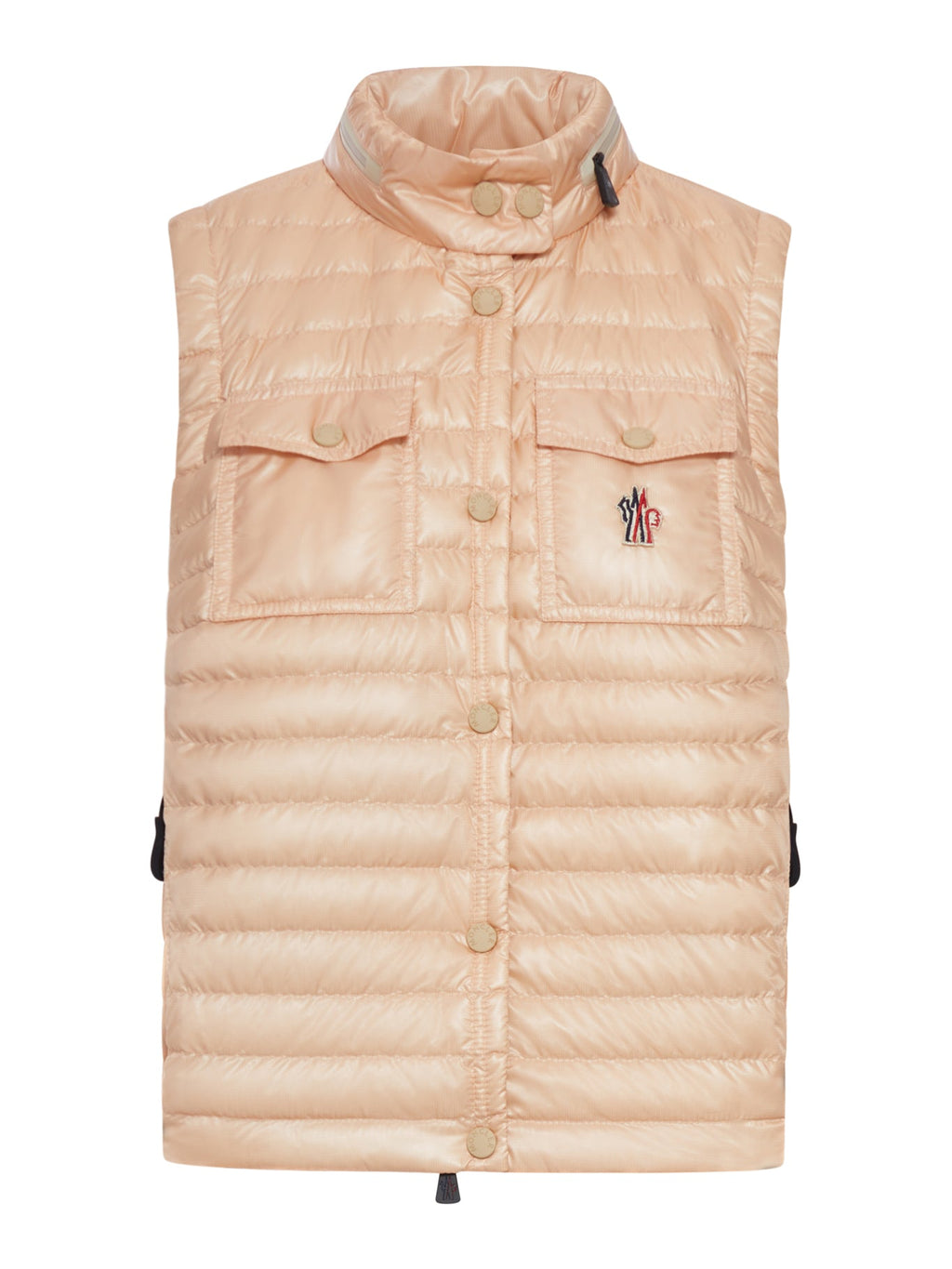 Gumiane Padded Vest Moncler – Гарантія оригінальності – боковий вид