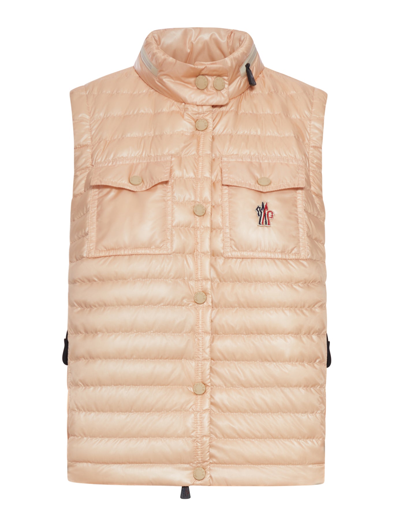 Gumiane Padded Vest Moncler – Гарантія оригінальності – боковий вид