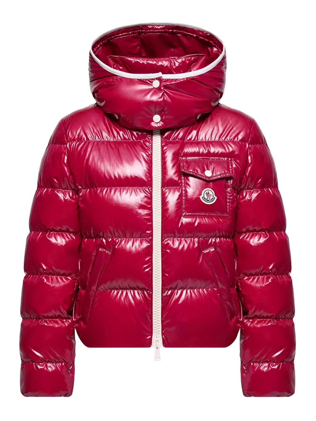 Оригінальна Andro Short Down Jacket With Hood Moncler – боковий вид