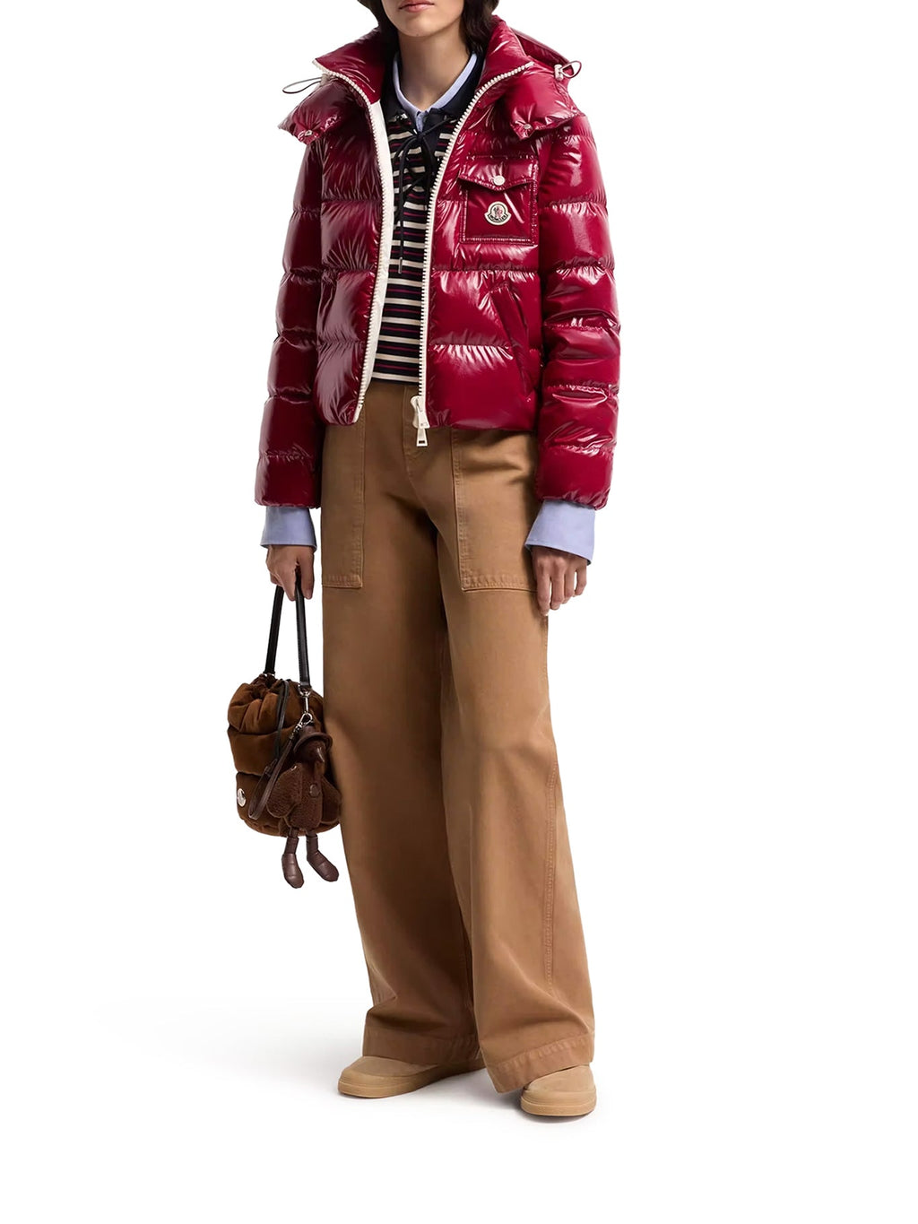 Оригінальна Andro Short Down Jacket With Hood Moncler – вид ззаду