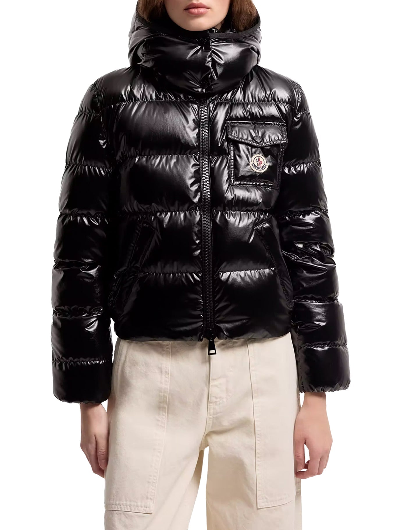 Оригінальна Andro Short Down Jacket With Hood Moncler – детальний вид