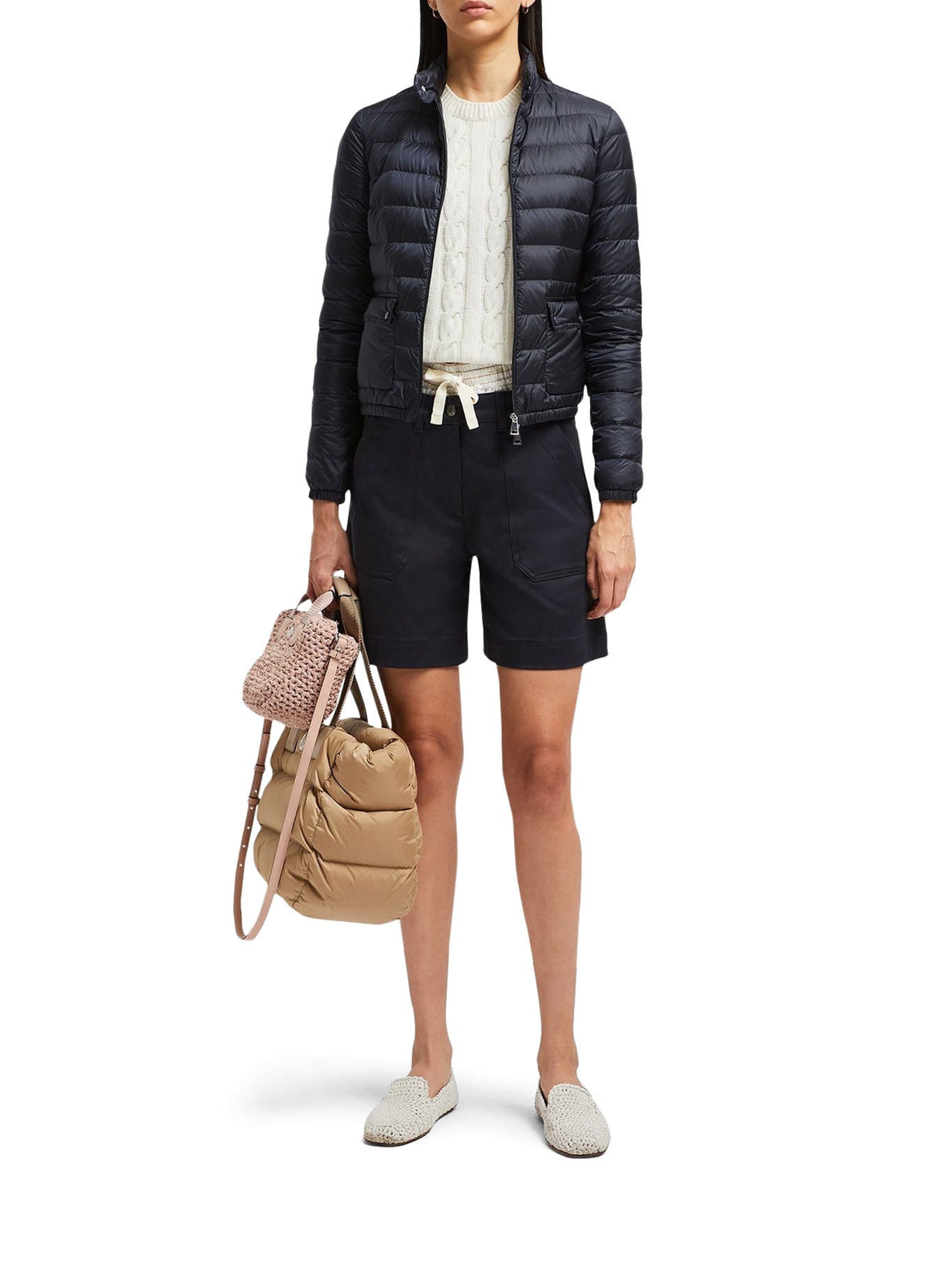 Lans Short Down Jacket Moncler – Гарантія оригінальності – вид ззаду