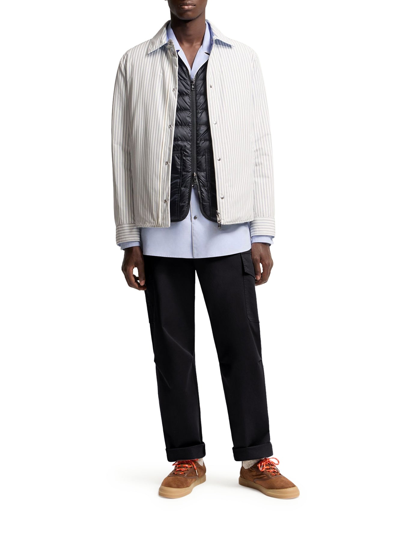 Cotton Blend Gabardine Cargo Pants Moncler оригінал – Купити в Україні – вид ззаду