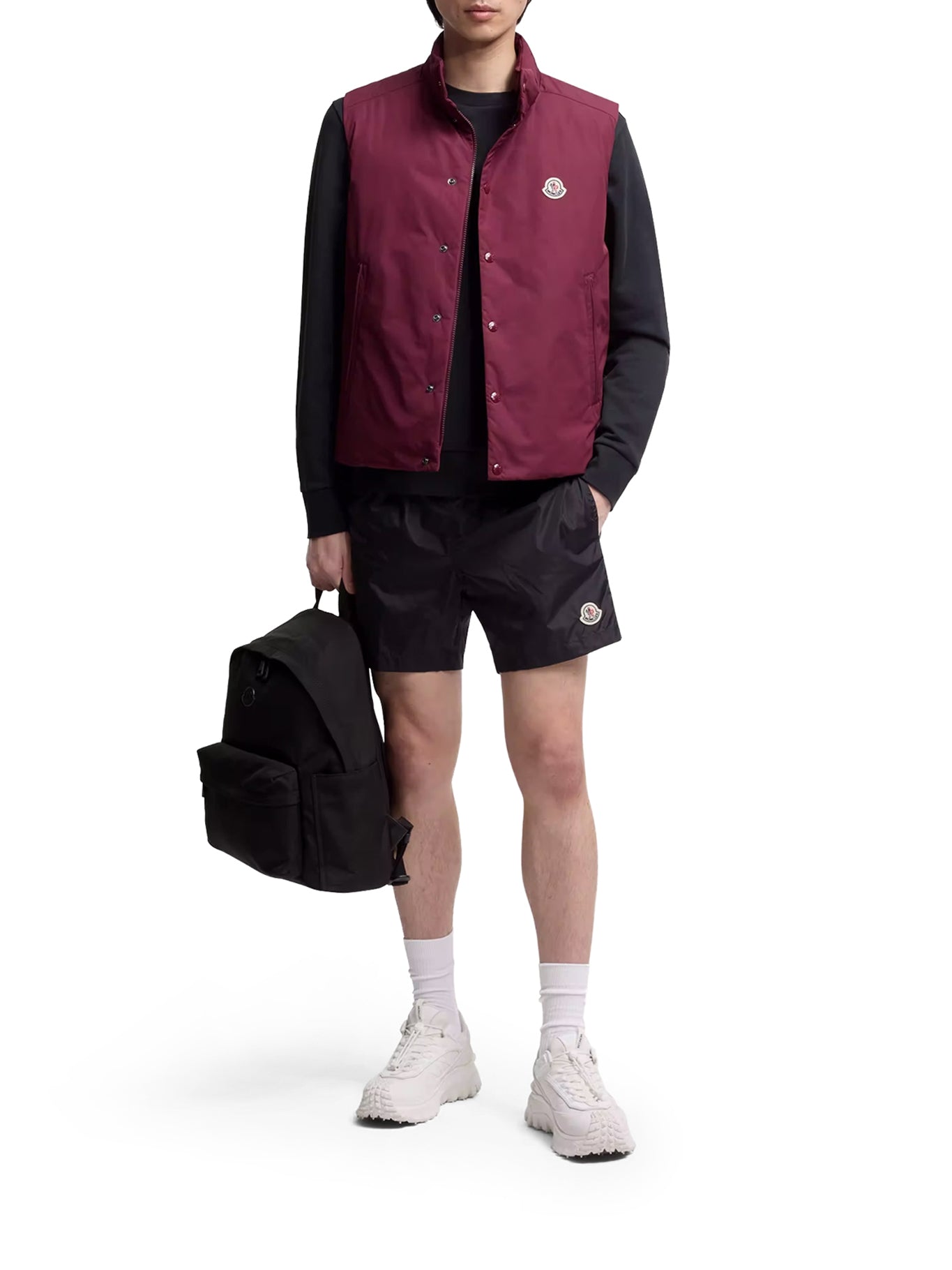Swimwear With Logo Patch Moncler – Гарантія оригінальності – вид ззаду