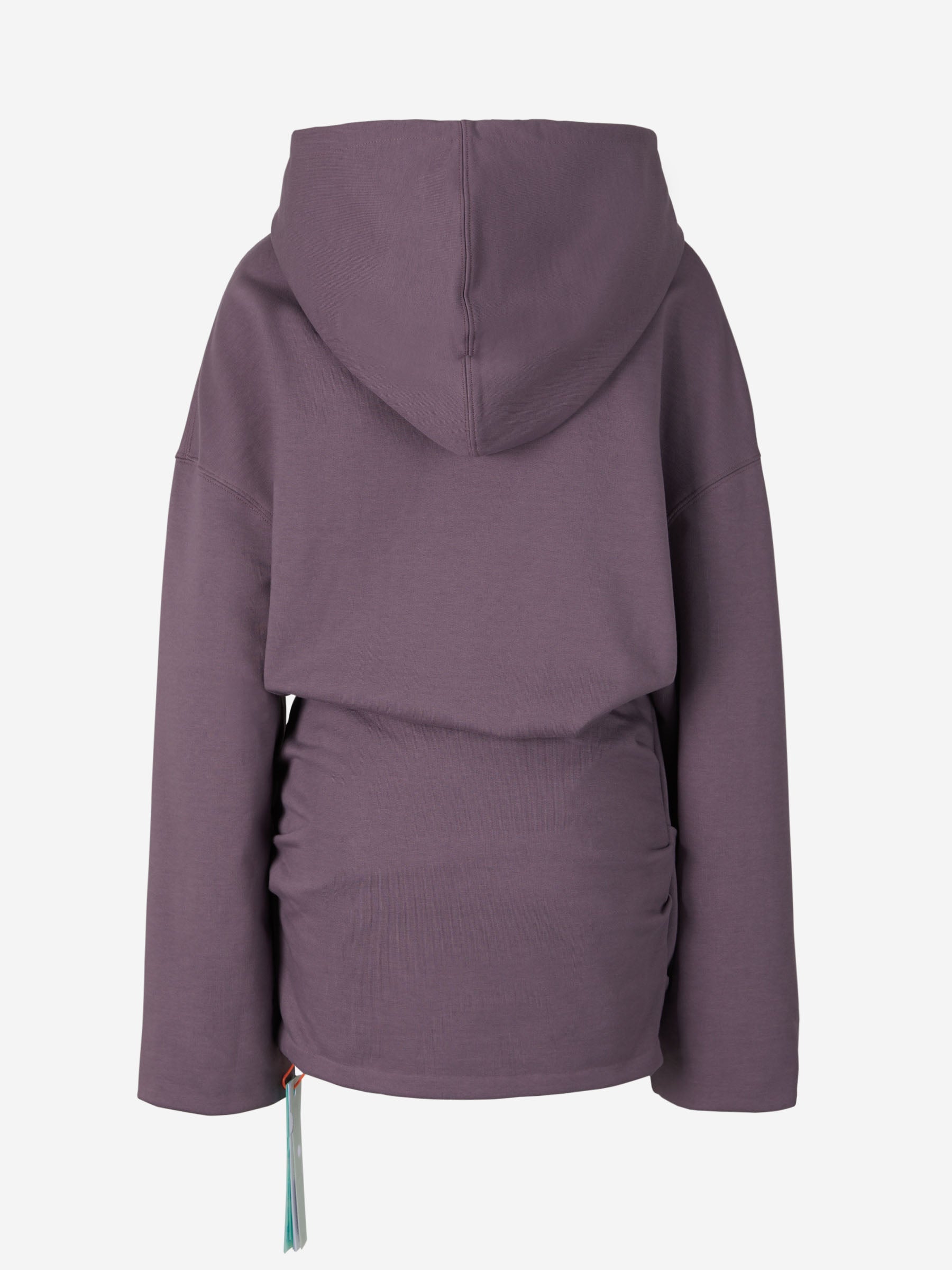 Оригінальна Logo Sweatshirt Dress Off-white – вид ззаду