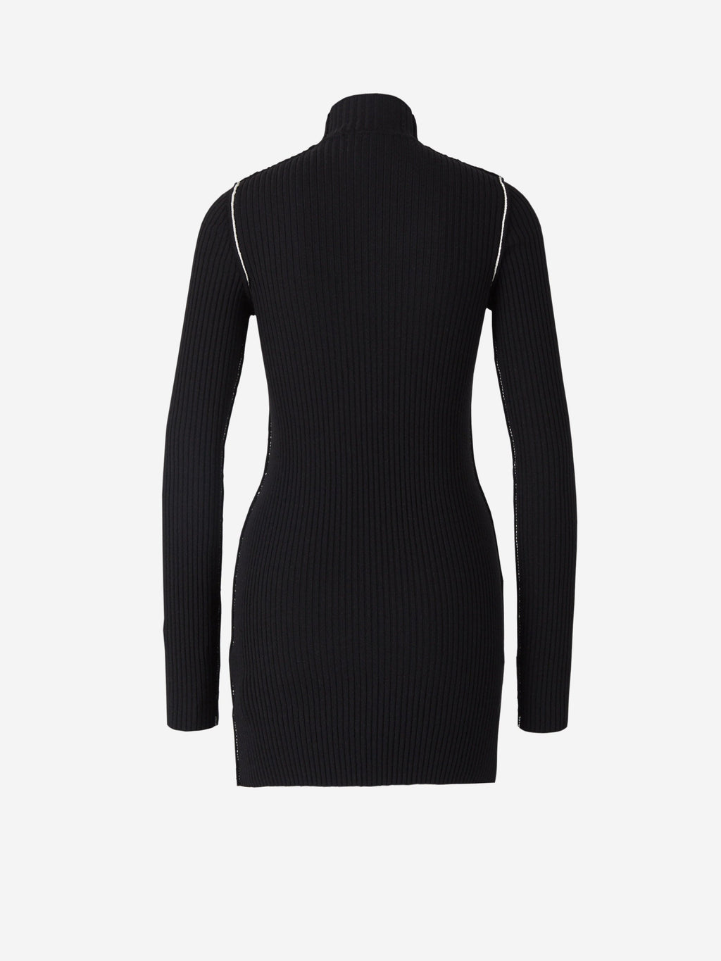 Wool Knitted Dress Off-white – Гарантія оригінальності – вид ззаду