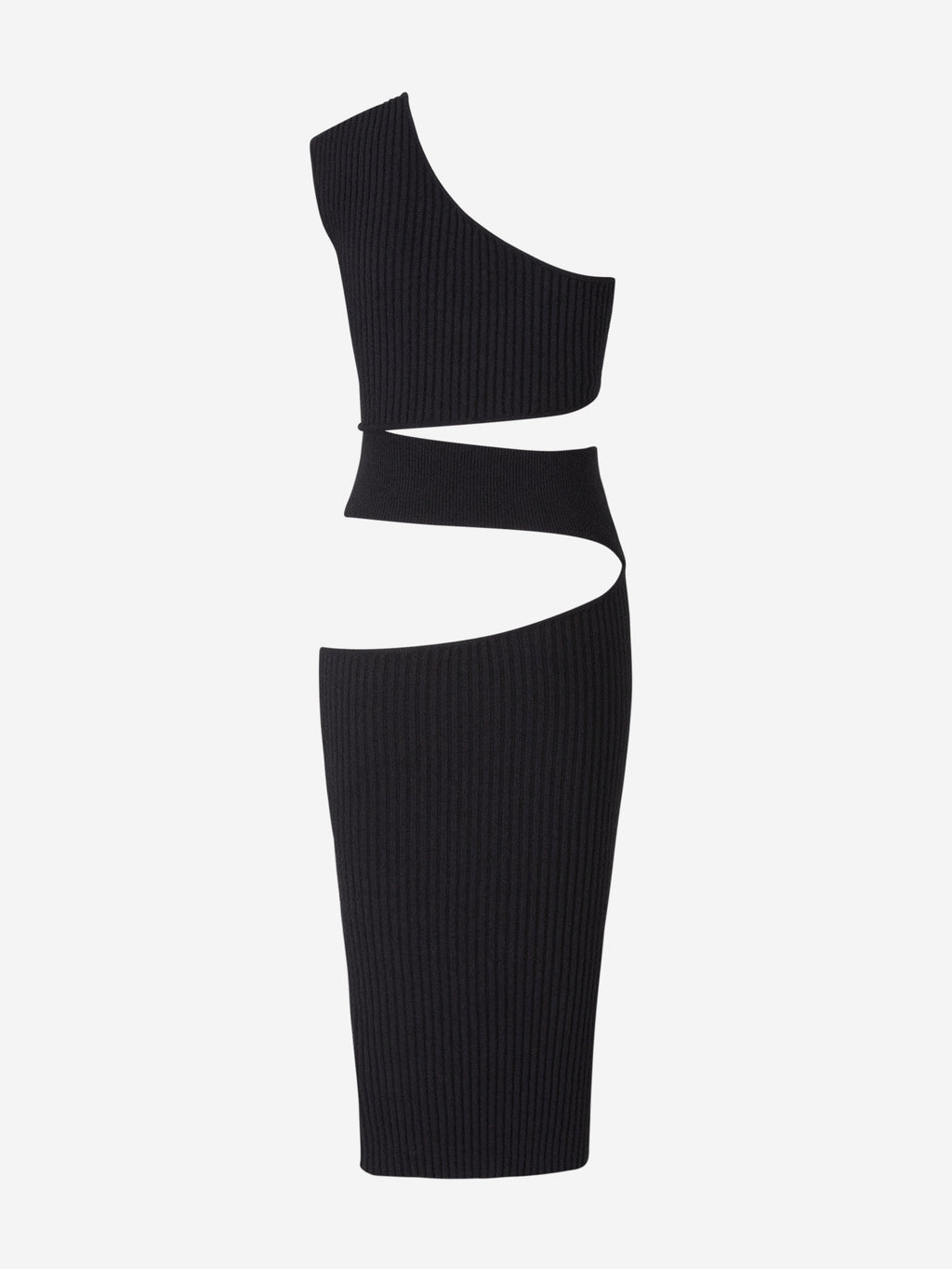 Оригінальна Vestido Canalé Logo Off-white – вид ззаду