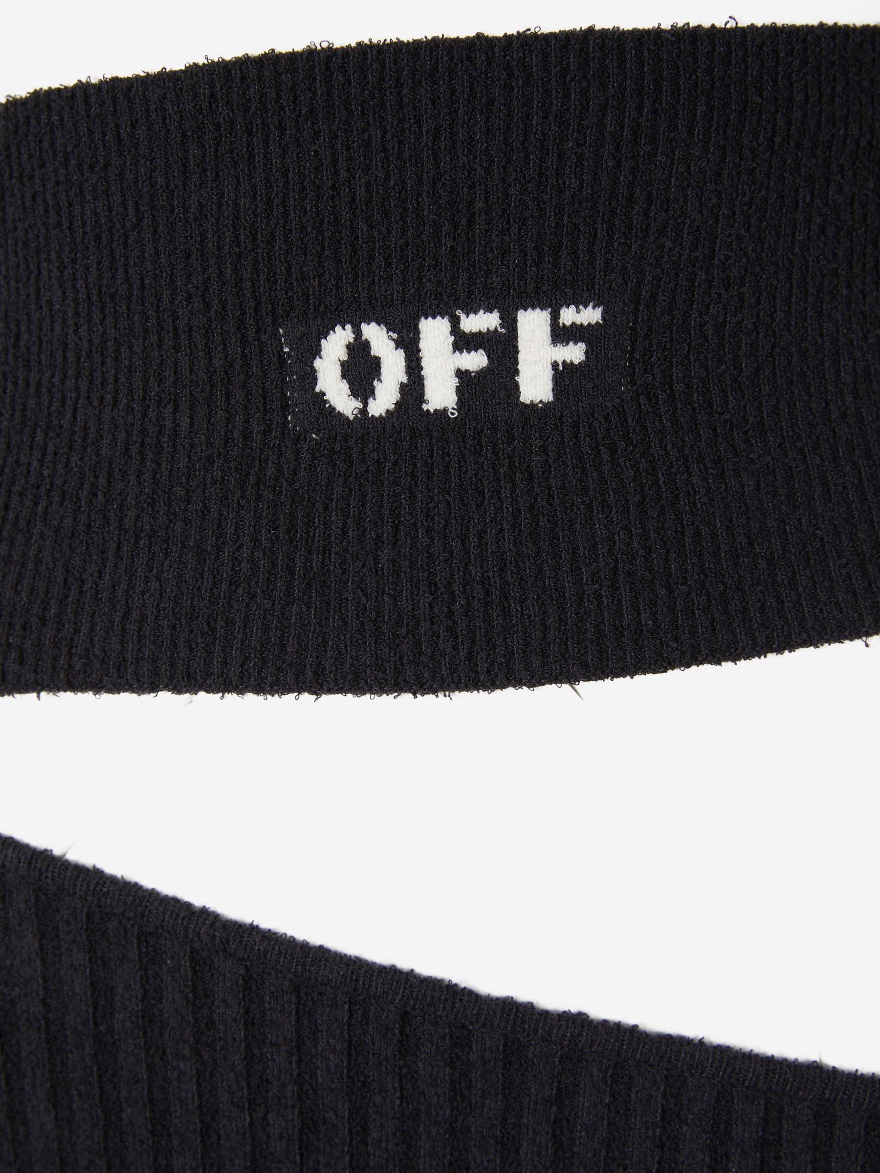 Оригінальна Vestido Canalé Logo Off-white – детальний вид