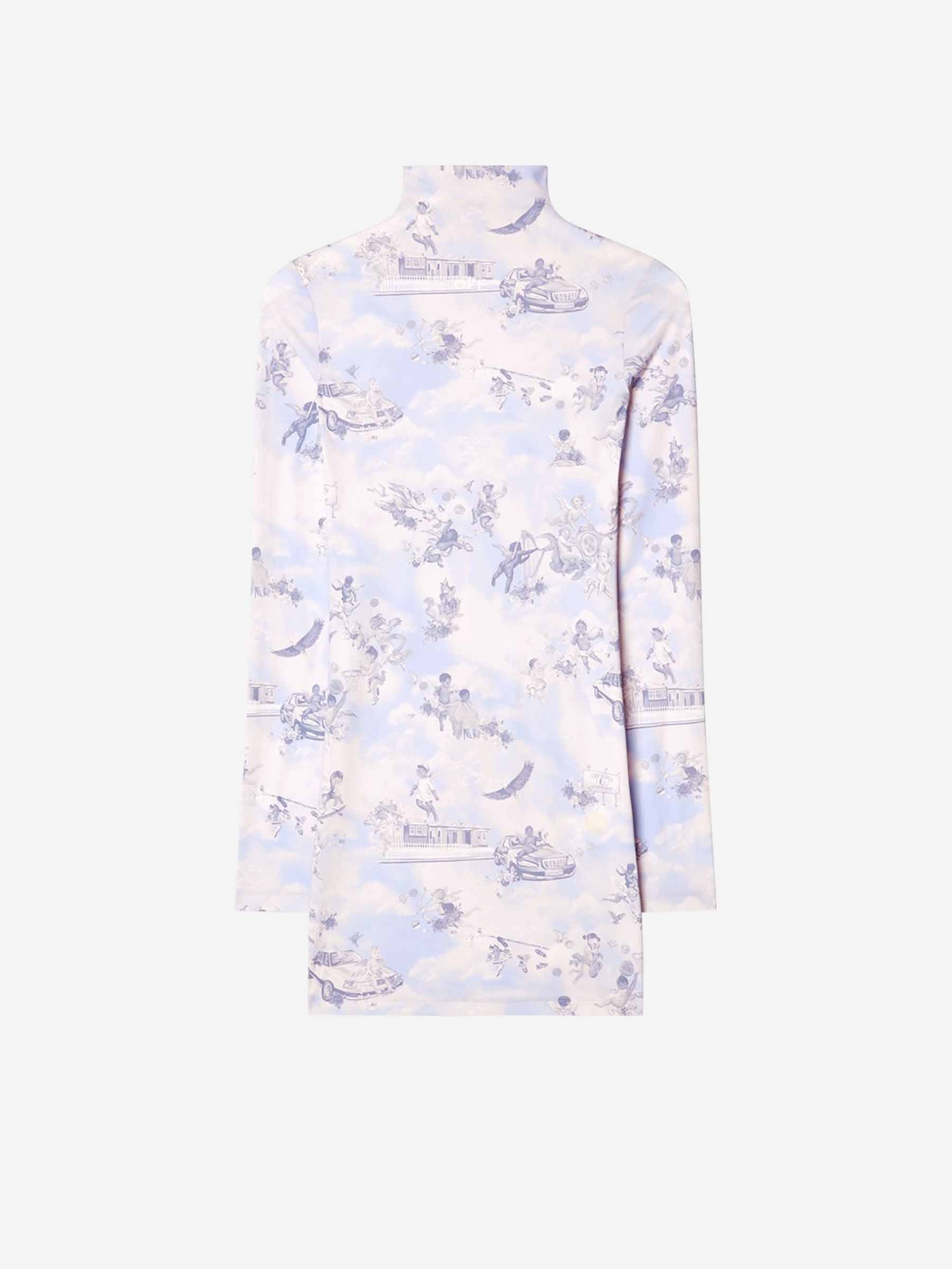 Оригінальна Mini Aop Dress Off-white – боковий вид