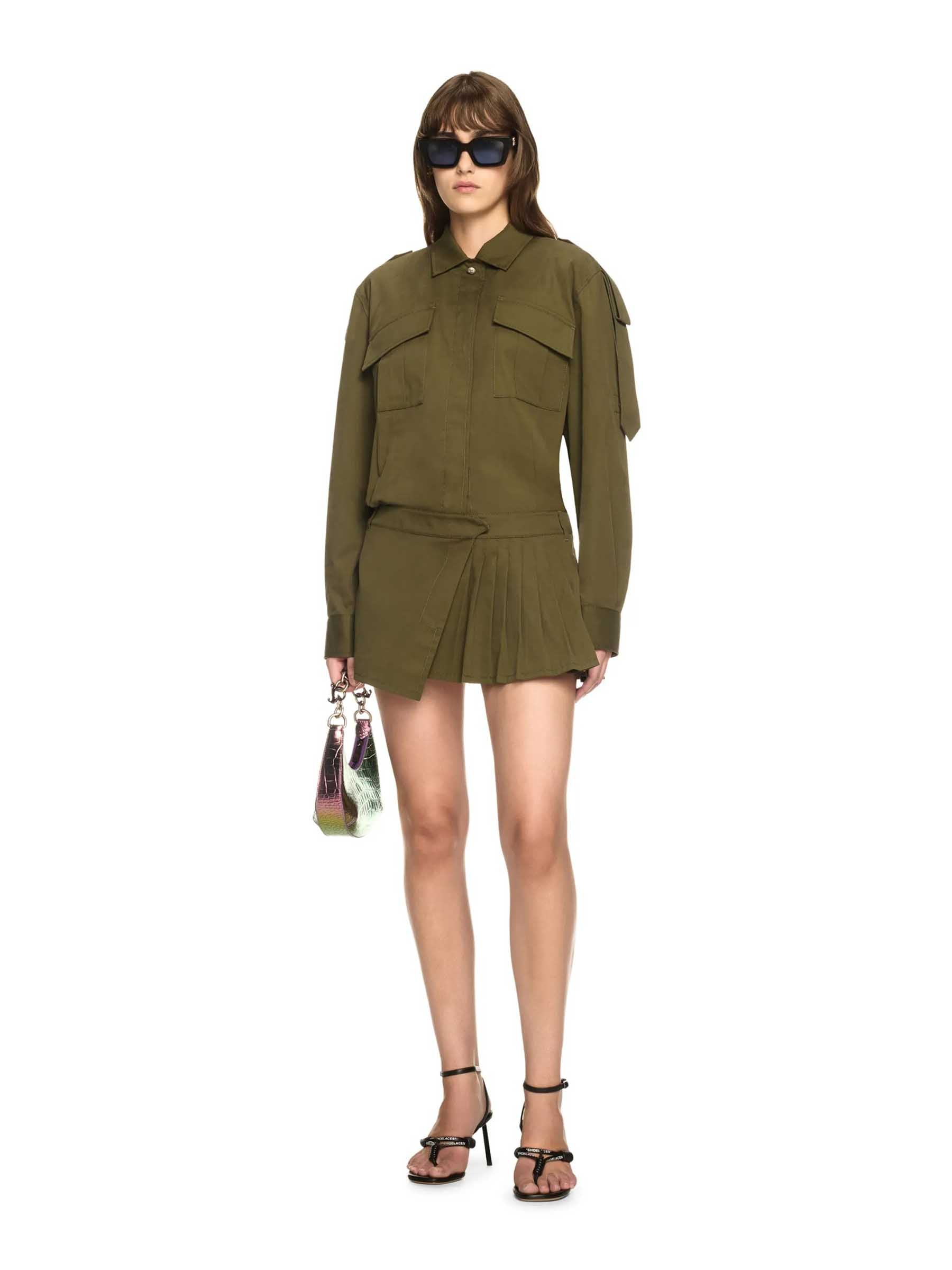 Savannah Mini Dress Off-white – Гарантія оригінальності – боковий вид