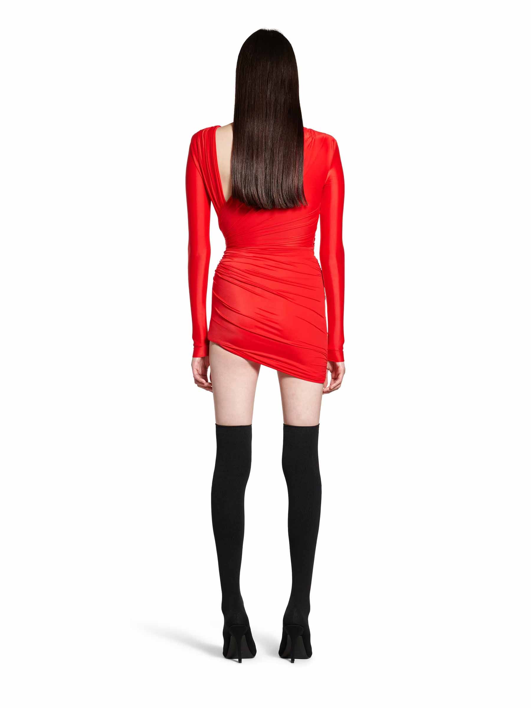 Draped Mini Dress Balenciaga оригінал – Купити в Україні – детальний вид
